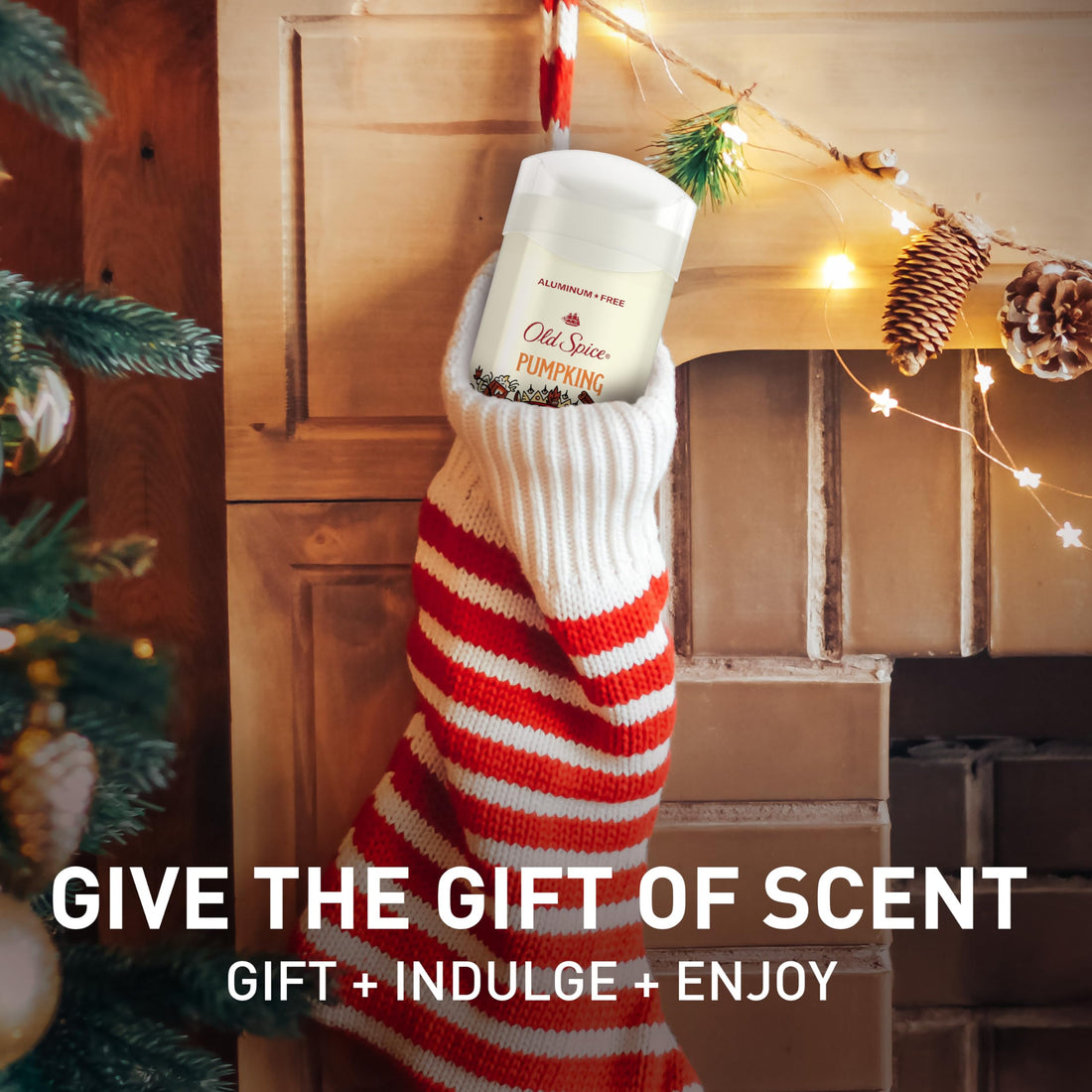 Old Spice Aluminum Free Deodorant for Men, Holidudes Limited Edition, 24/7 Holiday Freshness, Odor Protection, Stocking Stuffer, PumpKing Pumpkin Spice Scent, 3.0 oz