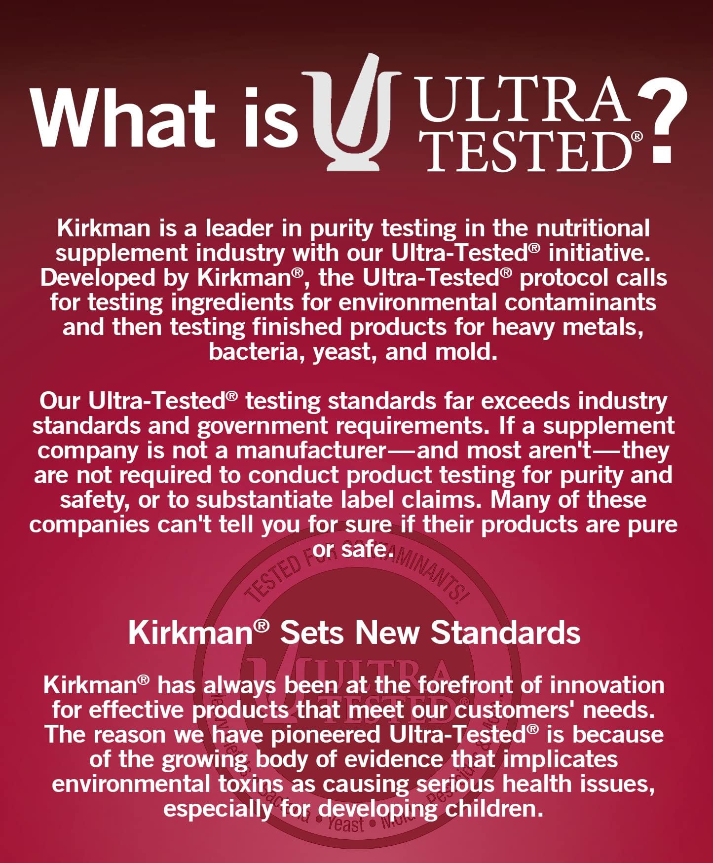 Kirkman Super Nu-Thera Multivitamin Teen & Adult