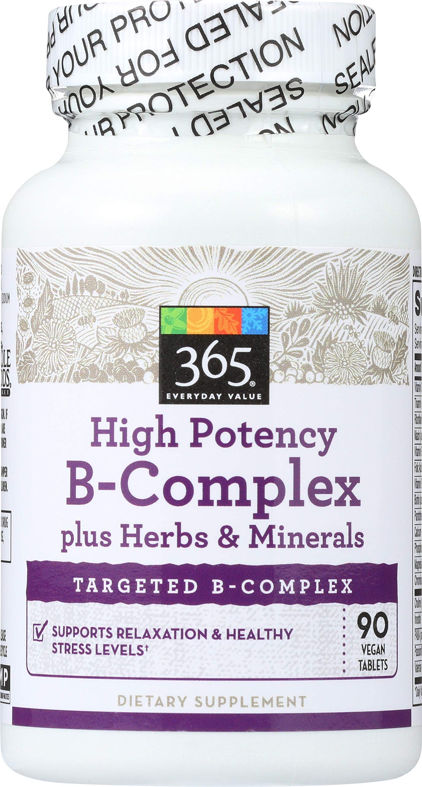365 Everyday Value, High Potency B-Complex, 90 ct