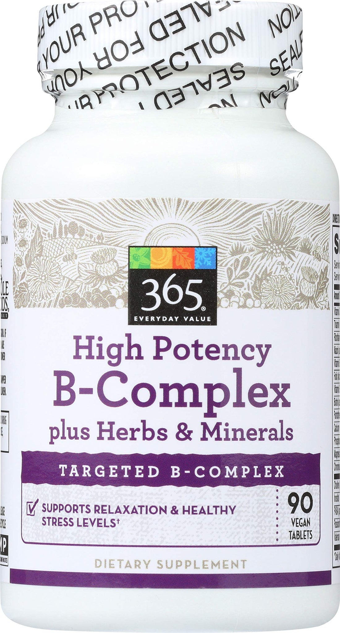 365 Everyday Value, High Potency B-Complex, 90 ct