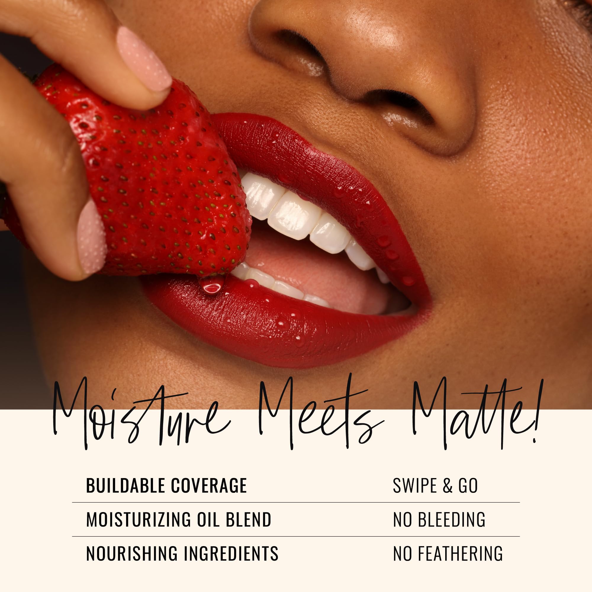 Runway Rogue 90s Vibe Lipstick, Moisturizing Matte Pale-Rose Lipstick, ‘Patricia’