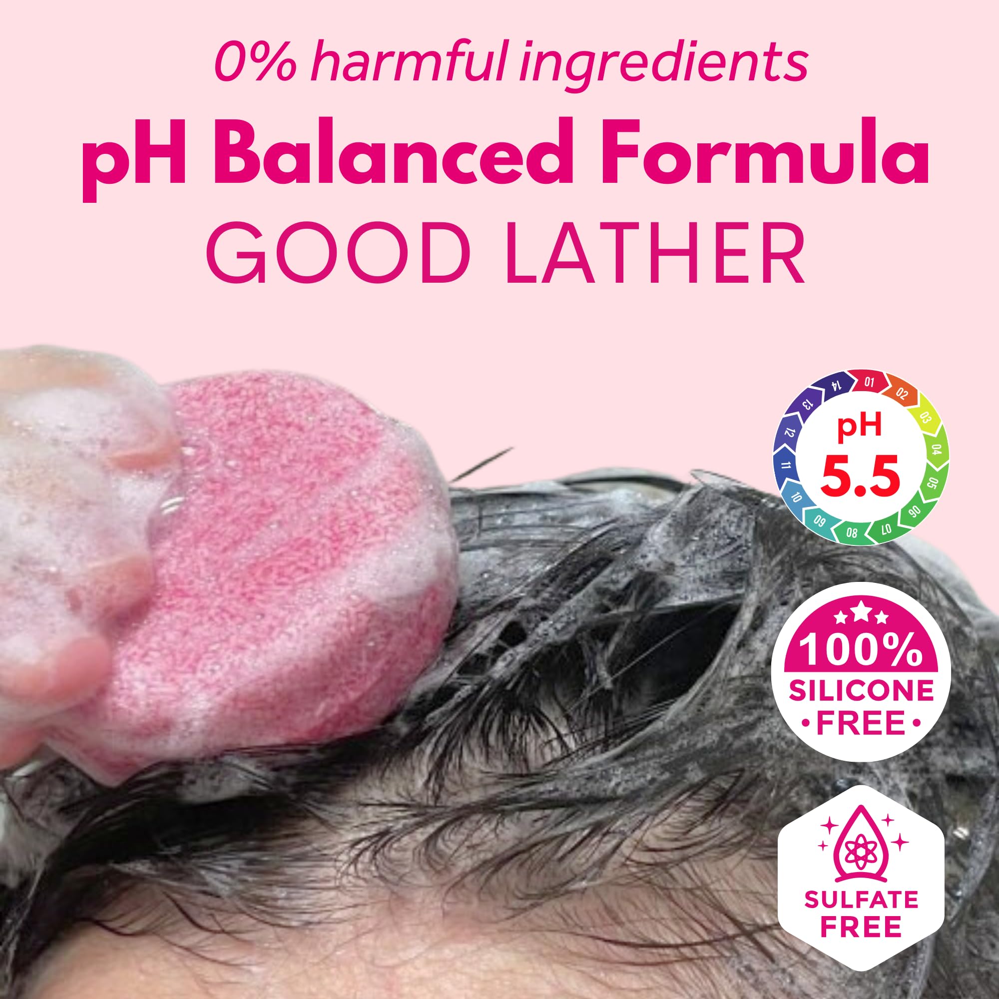 Muun Rosemary Shampoo and Conditioner Bar Set 3 - Natural Solid Hair Growth Soap Bars for Women with Straight, Curly or Thinning Hair for Anti-Hair Loss, Regrowth, pH Balanced, Sulfate & Silicone Free