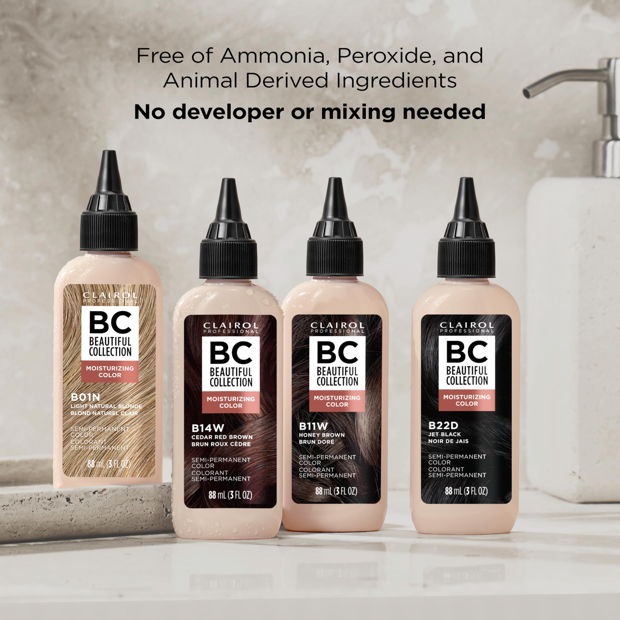 Clairol Professional Beautiful Collection Hair Color, 11W Honey Brown, 3 oz. - Packaging May Vary