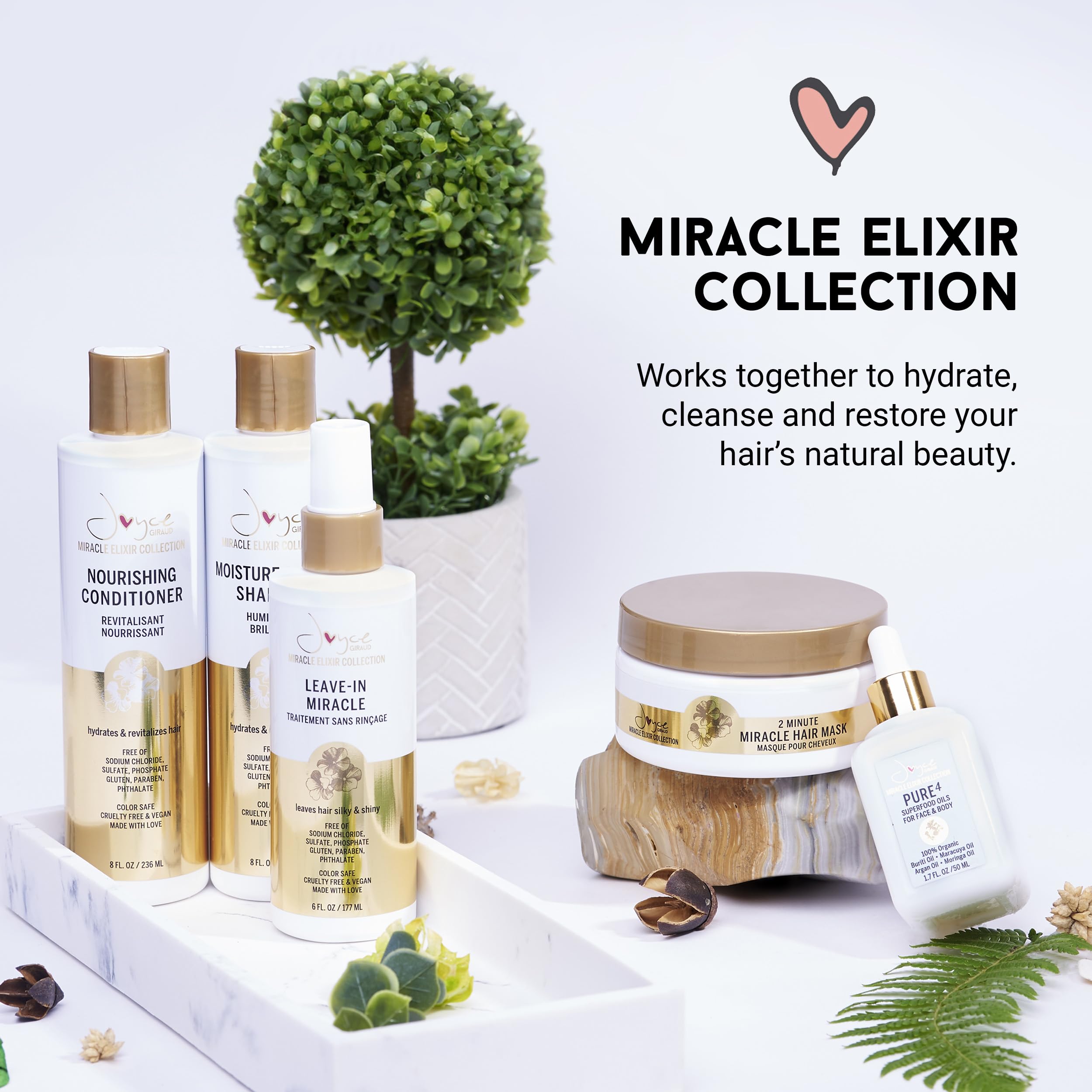 Joyce Giraud Nourishing Conditioner, Lavender Vanilla Beach, Restores Moisture & Adds Shine, 8 Fl. Oz