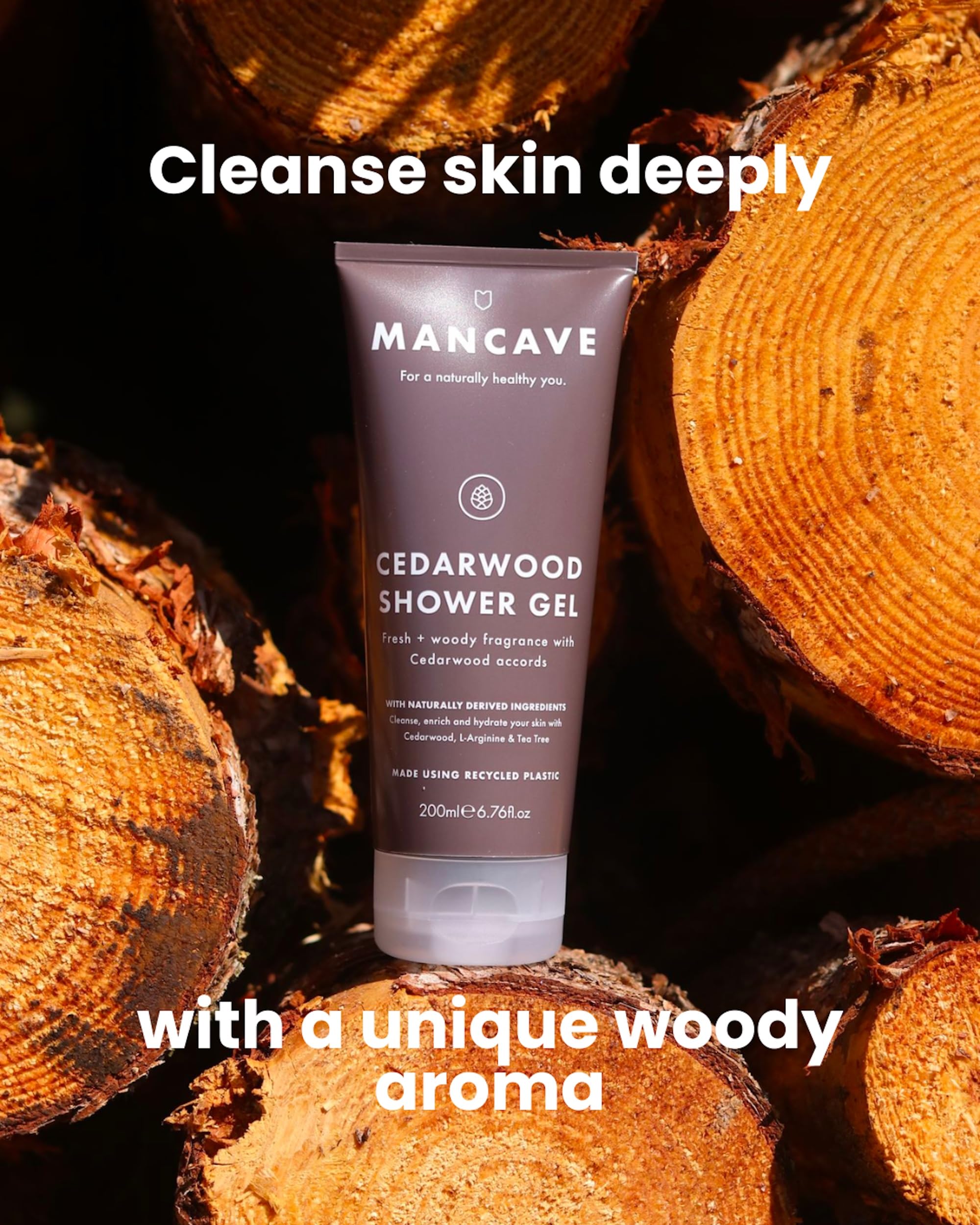 ManCave - Cedarwood Shower Gel 200ml