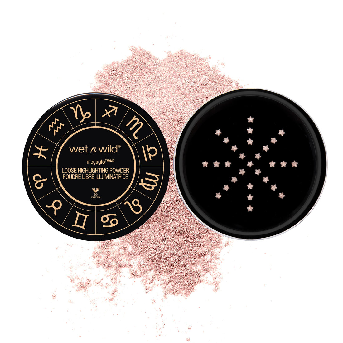 wet n wild MegaGlo Loose Highlighting Powder Zodiac Collection ~ Written in the Stars