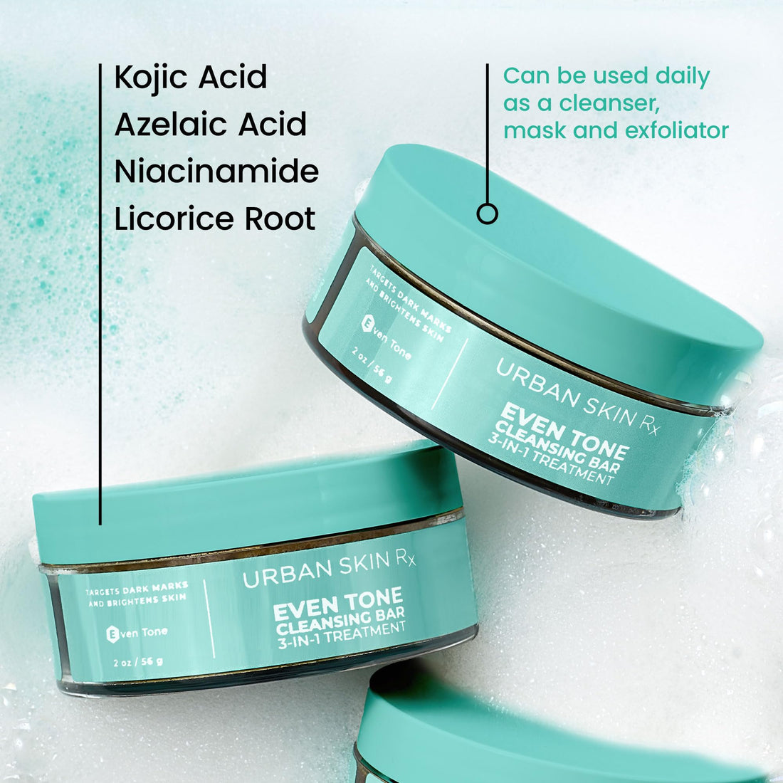 Urban Skin Rx 3-in-1 Even Tone Cleansing Bar - 2.0oz