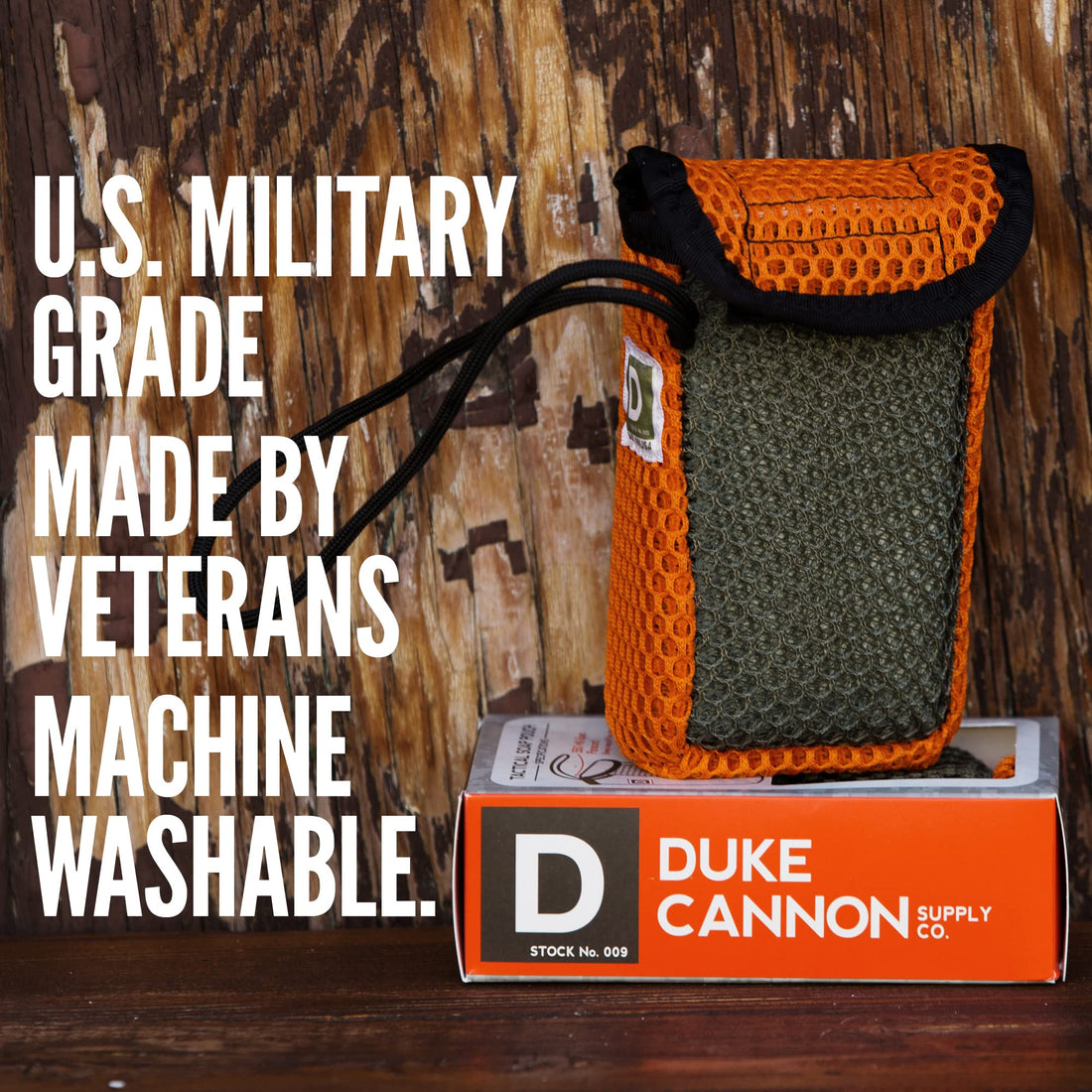 Duke Cannon Men's Grooming Bath & Body Tactical Soap Mesh Pouch