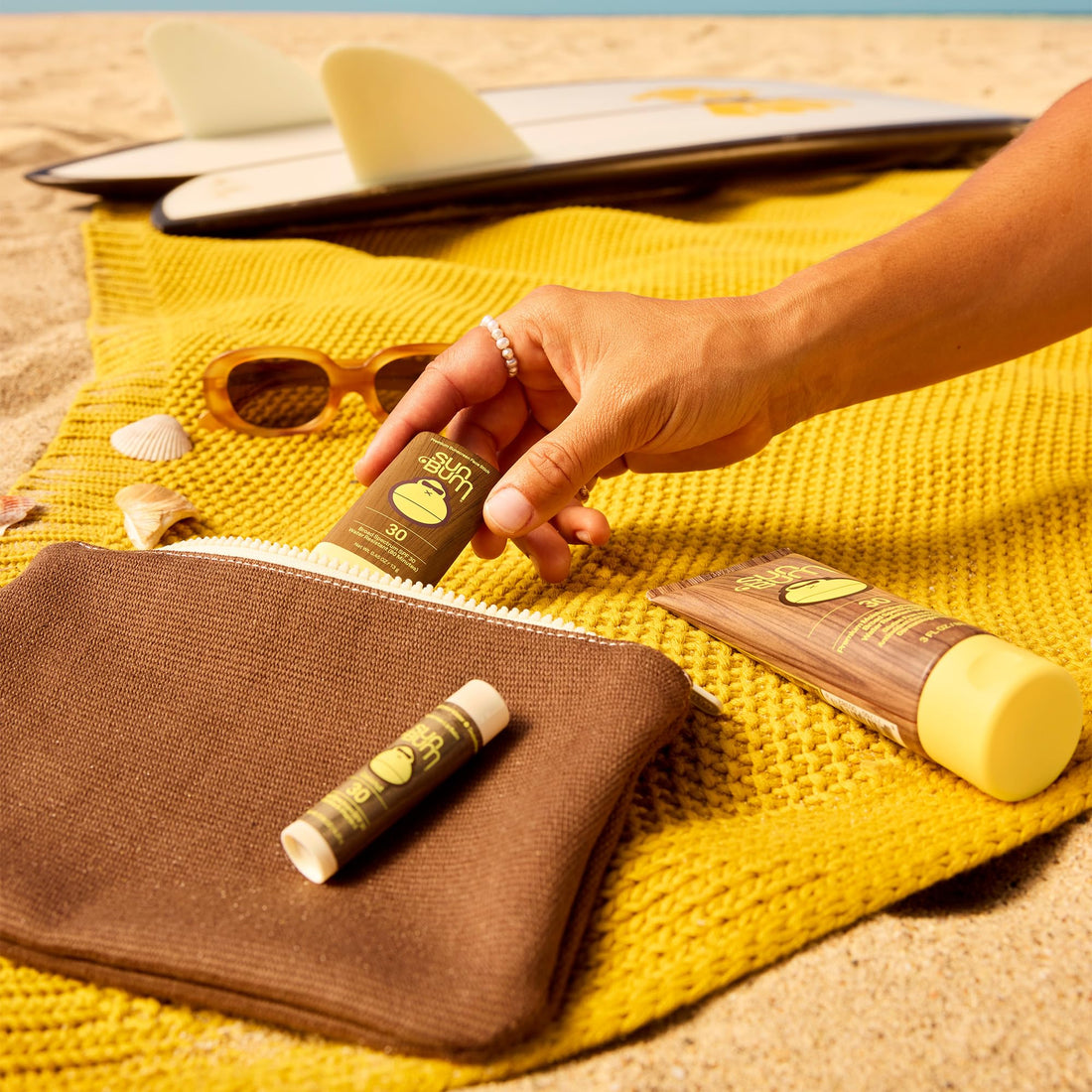 Sun Bum Road Tripper | Travel Sized Sun Care Pack with Sunscreen Lotion, Face Stick, and Lip Balm | SPF 30 Broad Spectrum UVA/UVB Protection | TSA Friendly