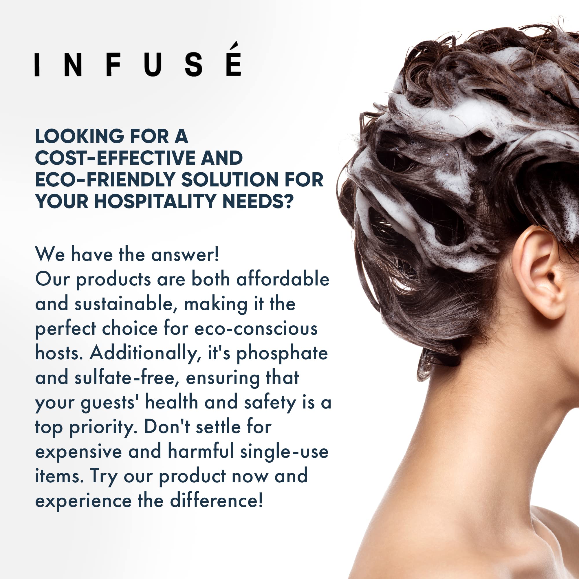 1-Shoppe All-in-Kit Shampoo | Infuse Lavender Mint Hotel | 1 Gallon | For Hospitality & Vacation Rentals to Refill Dispensers | (Single Gallon)