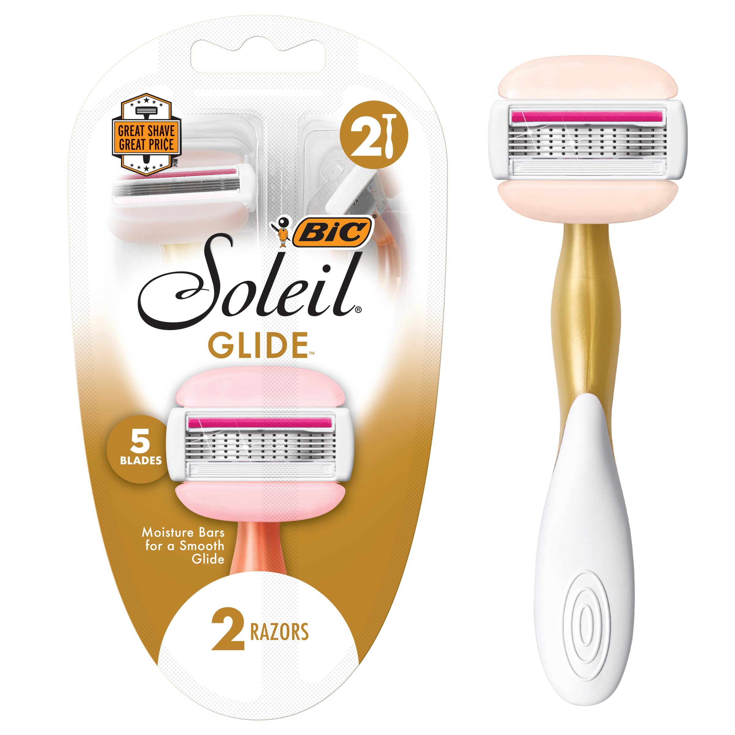 BIC Soleil Balance Women's Razor, Pack of 2