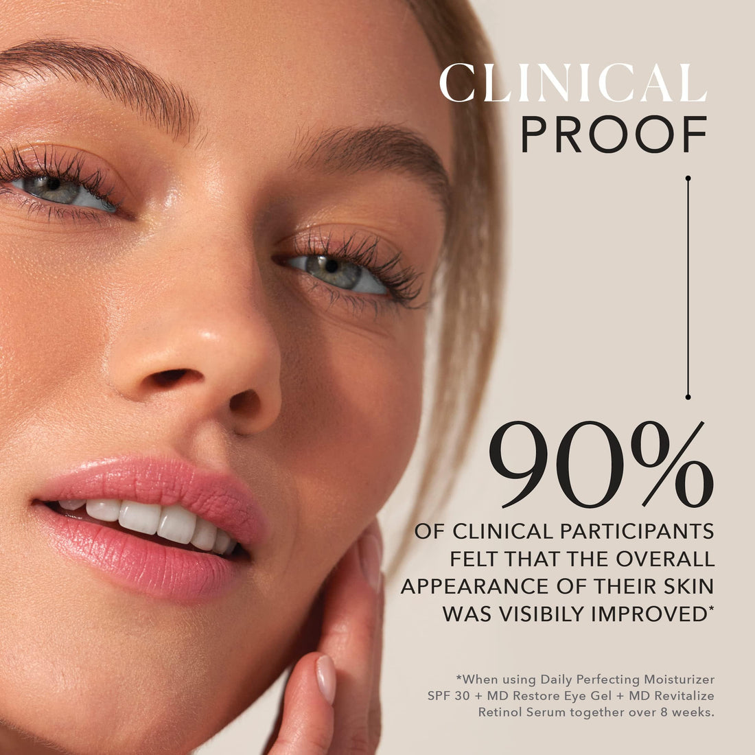 MDSolarSciences Daily Perfecting Moisturizer Sunscreen SPF 30, Face Moisturizer and Sunscreen, Anti-Aging, Broad Spectrum Protection, Paraben-Free, Hydrating Lotion for All Skin Types, 1.7 Fl Oz