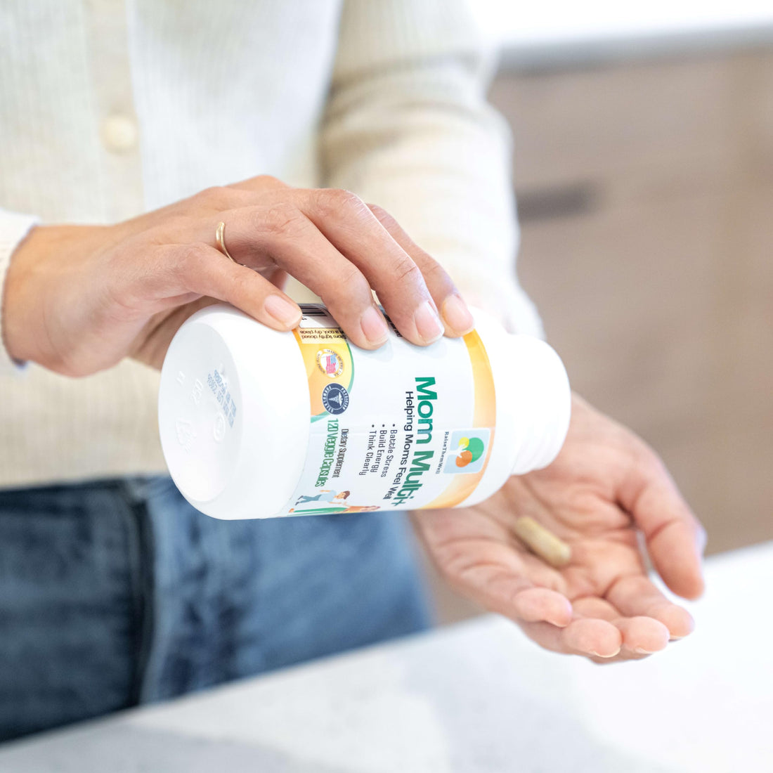 Raise Them Well Mom Multi+ Multivitamin for Women | 120 Veggie Capsules