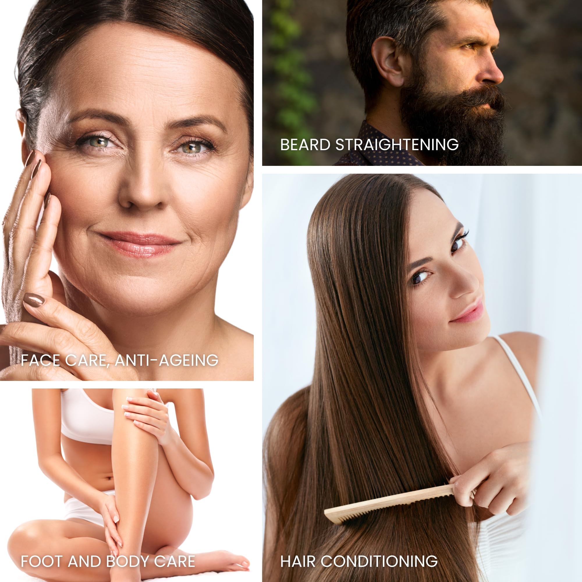 BodyJ4You Jojoba Oil - Organic USDA 100% Pure Natural - Moisturizing Oil Face, Hair, Skin Nails - Cold Pressed, Unrefined, Anti-Aging - Men Women All Skin Types - Bulk 128 Fl Oz