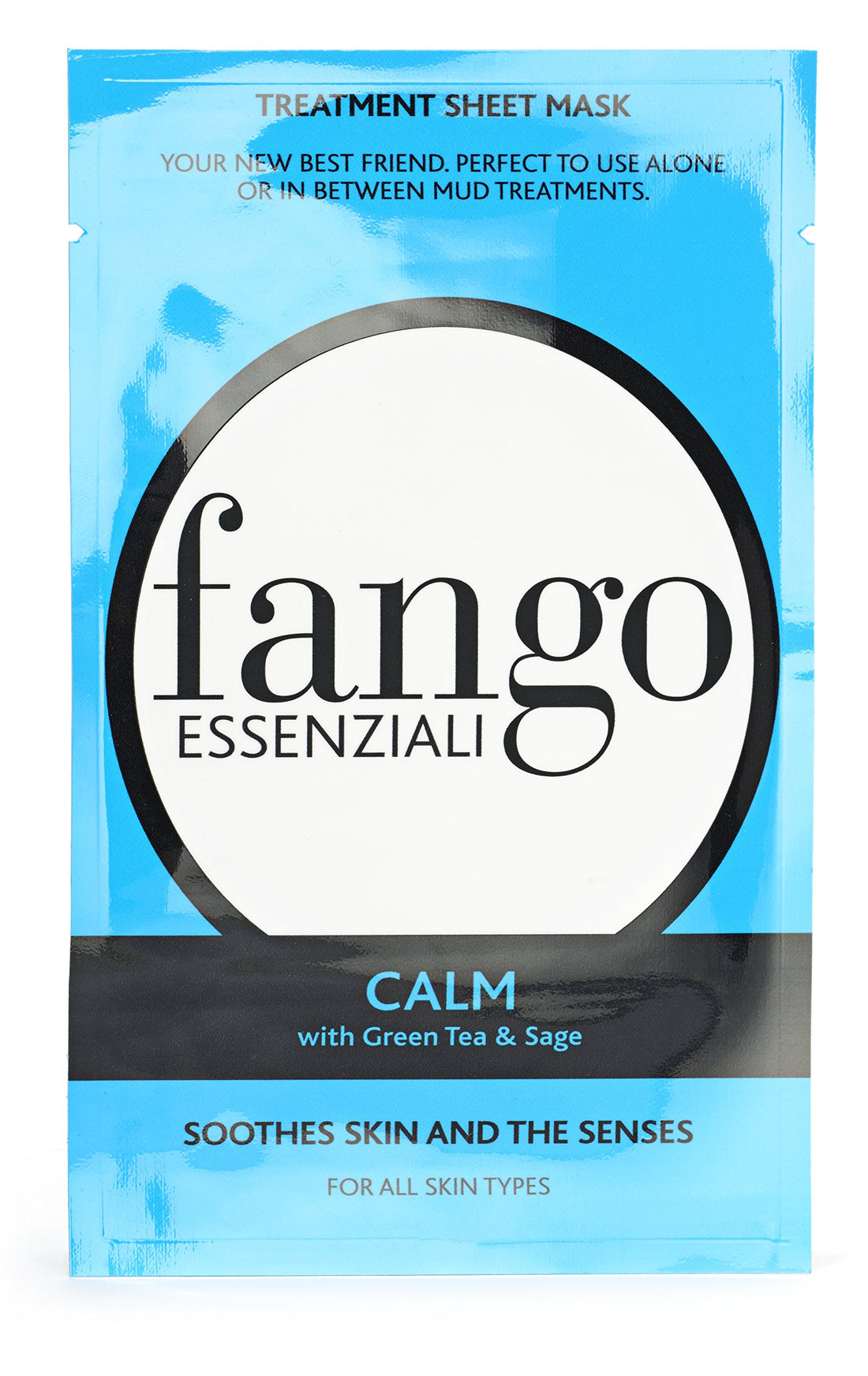 Borghese Fango Essenziali Treatment Sheet Mask Calm with Green Tea & Sage, 0.83 fl.oz.