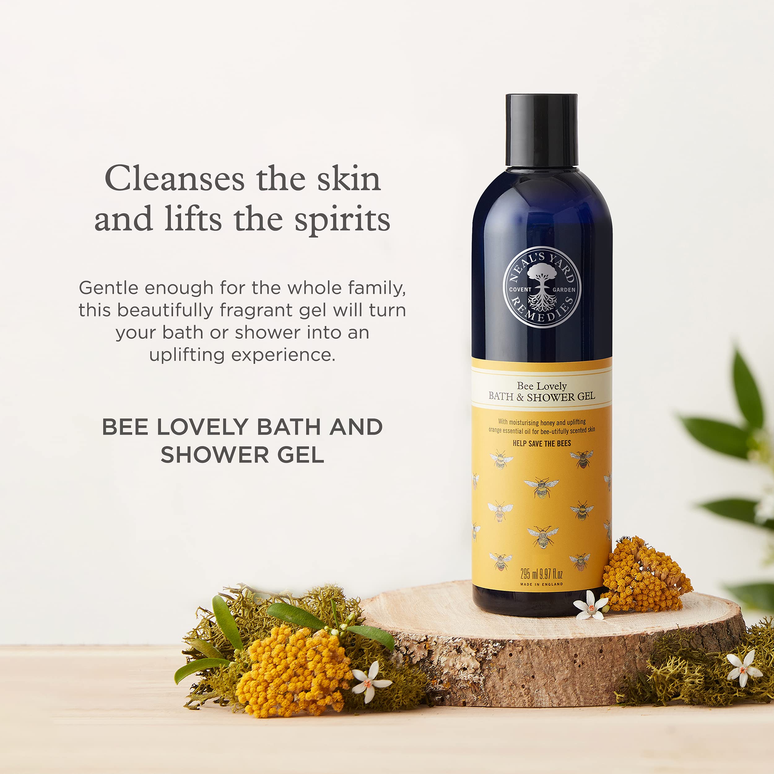Neal's Yard Remedies Bee Lovely Organic & Gentle Bath & Shower Gel 295ml