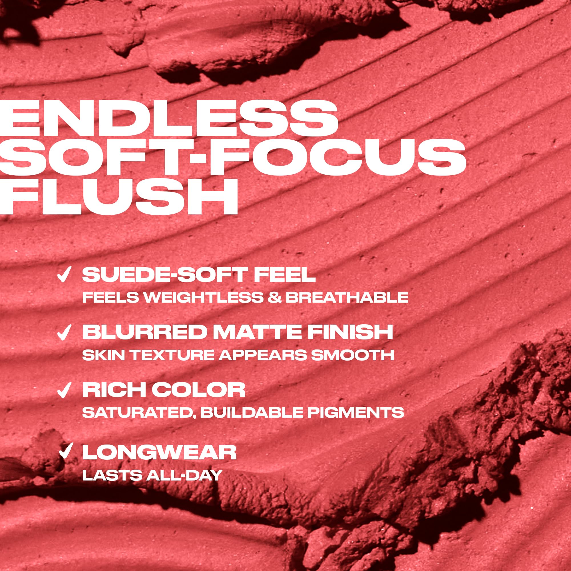 Urban Decay Face Bond Long-Lasting Blush Suede (Backtalk - Mauve Nude Pink), Buildable Matte Finish, Blurring Effect, Waterproof, Sweat-Resistant, All Day Wear, Noncomedogenic - 0.21 oz