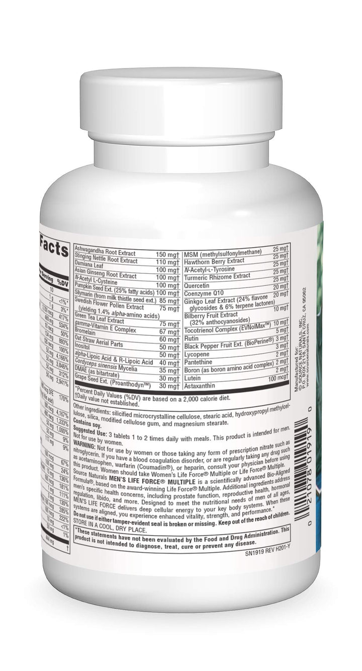 Source Naturals Men's Life Force - 90 tabs