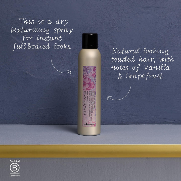 Davines This Is A Dry Texturizer | Texturizing Spray for Full Bodied Hair with Volume, Strong Hold, and Tousled Look | 7.4 oz