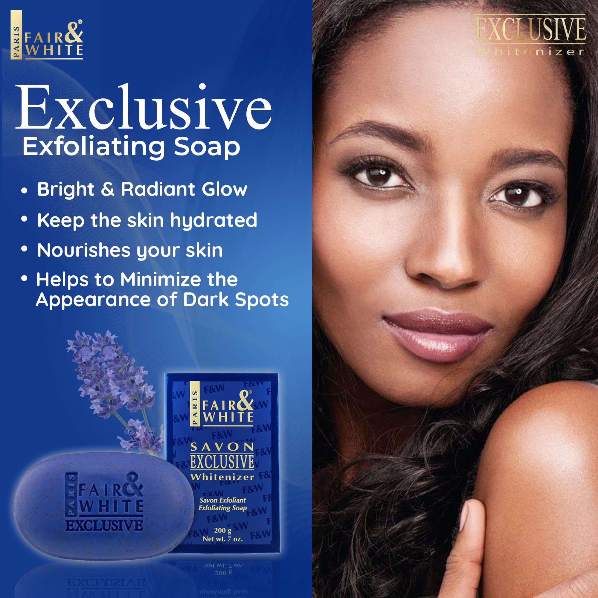 Fair & White Savon Exclusive Whitenizer 7oz (Exfoliating)