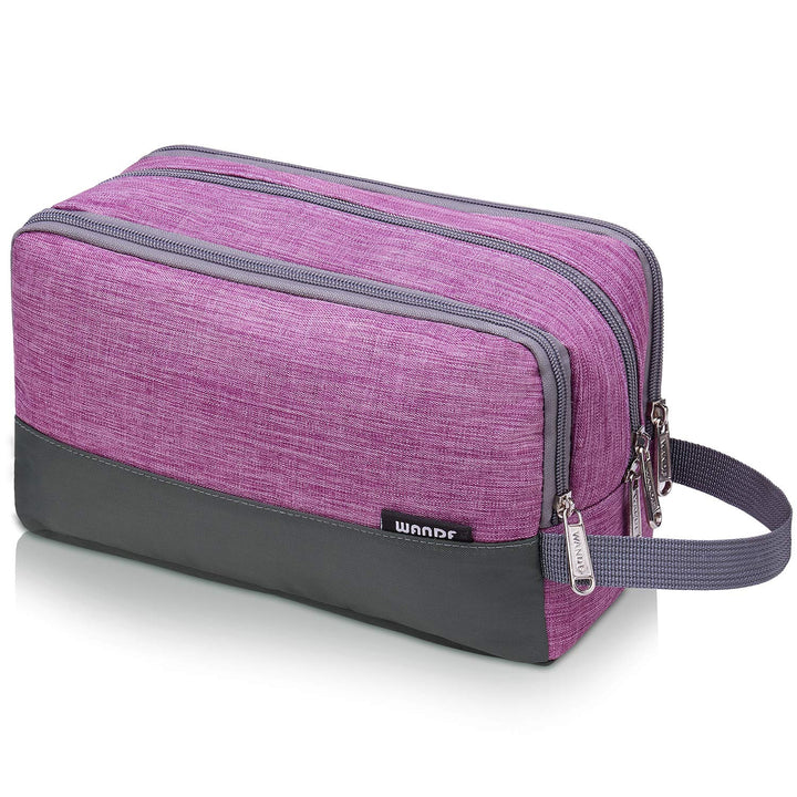 Toiletry Bag for Men/Women Hanging Dopp Kit Water Resistant Shaving Bag Small Toiletry Bag for Traveling (purple)