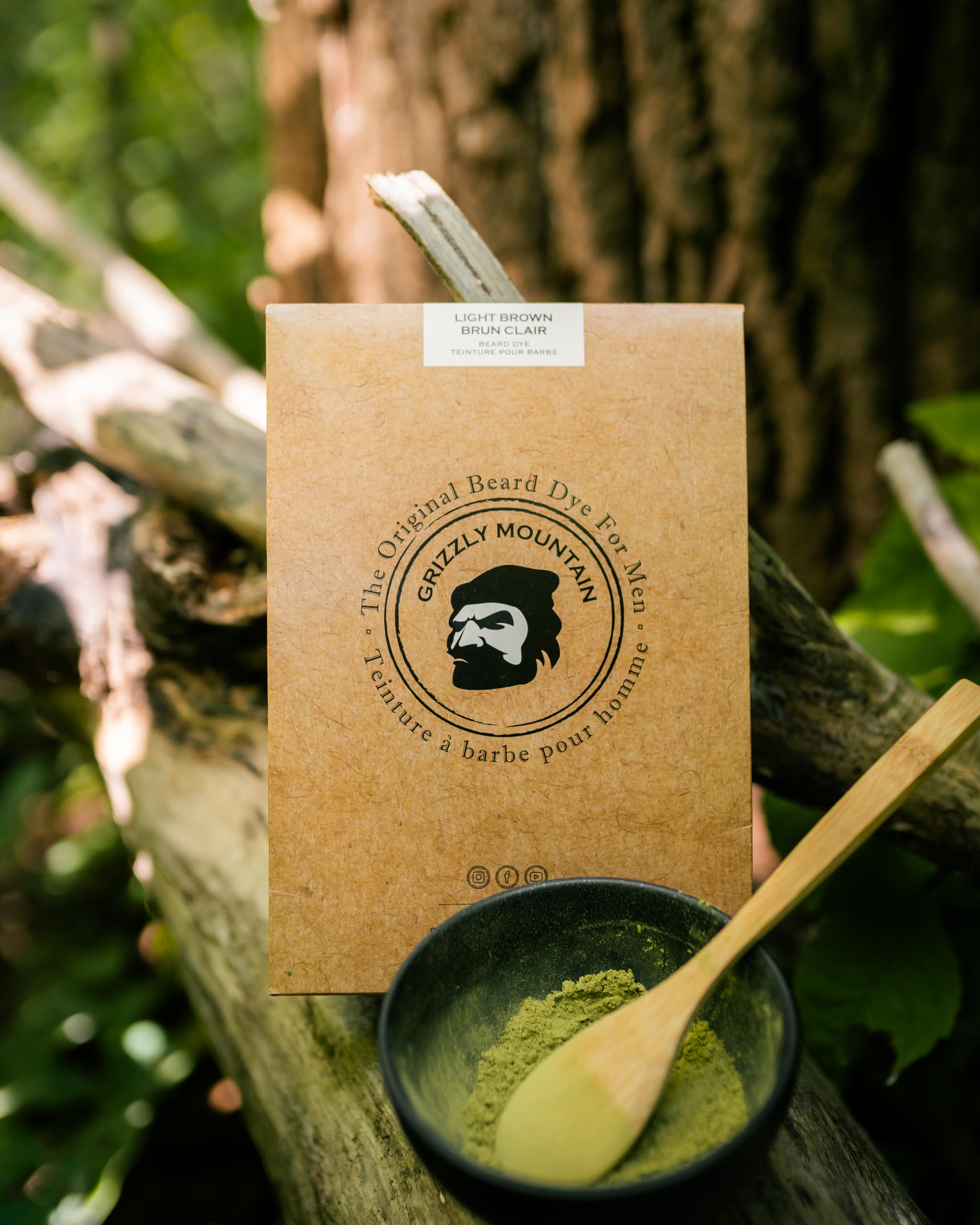 Grizzly Mountain Beard Dye Grizzly Mountain Beard Dye - Organic & Natural Light Brown Beard Dye