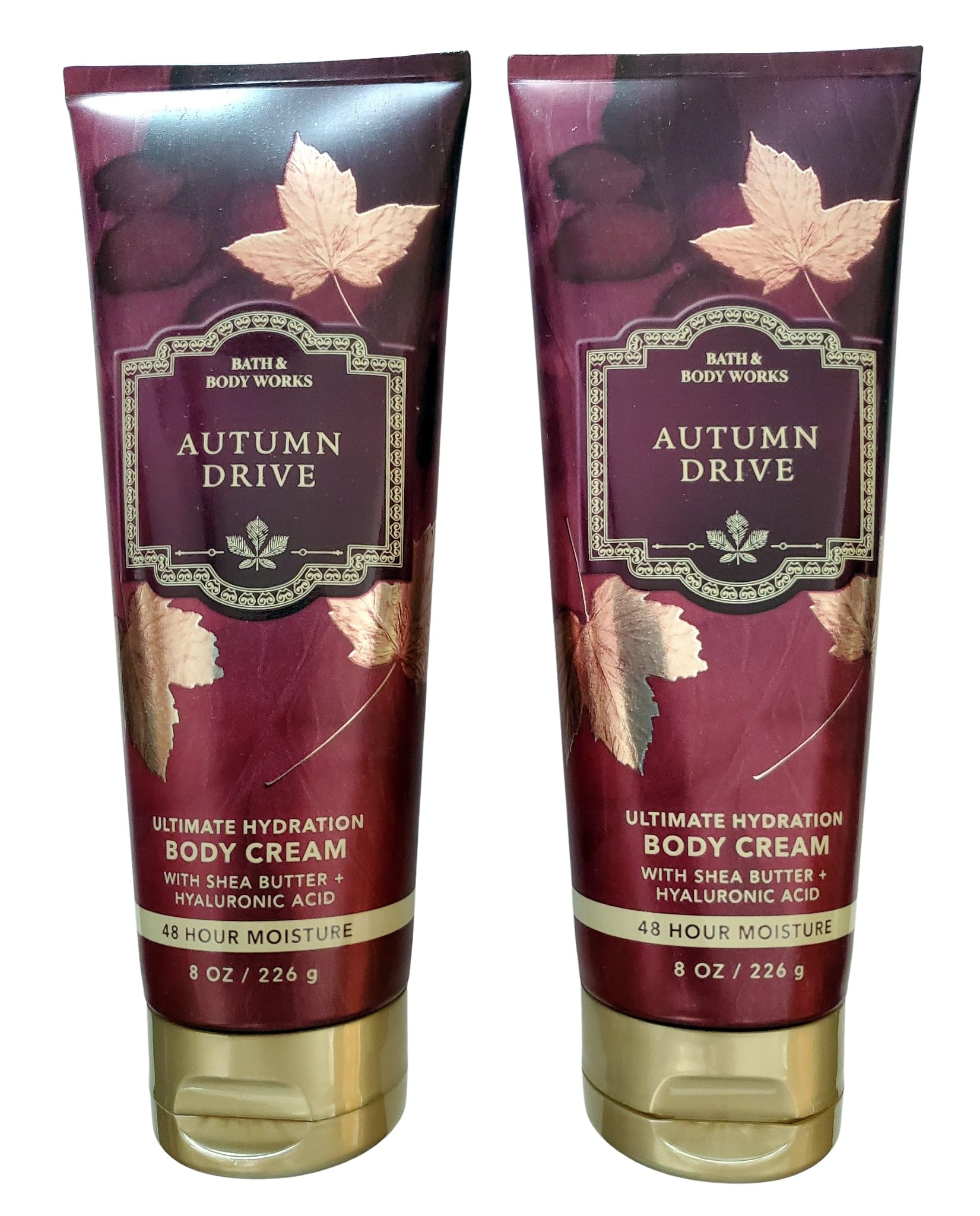 Bath & Body Works Autumn Drive Ultimate Hydration Body Cream 8 Ounces Pack of 2