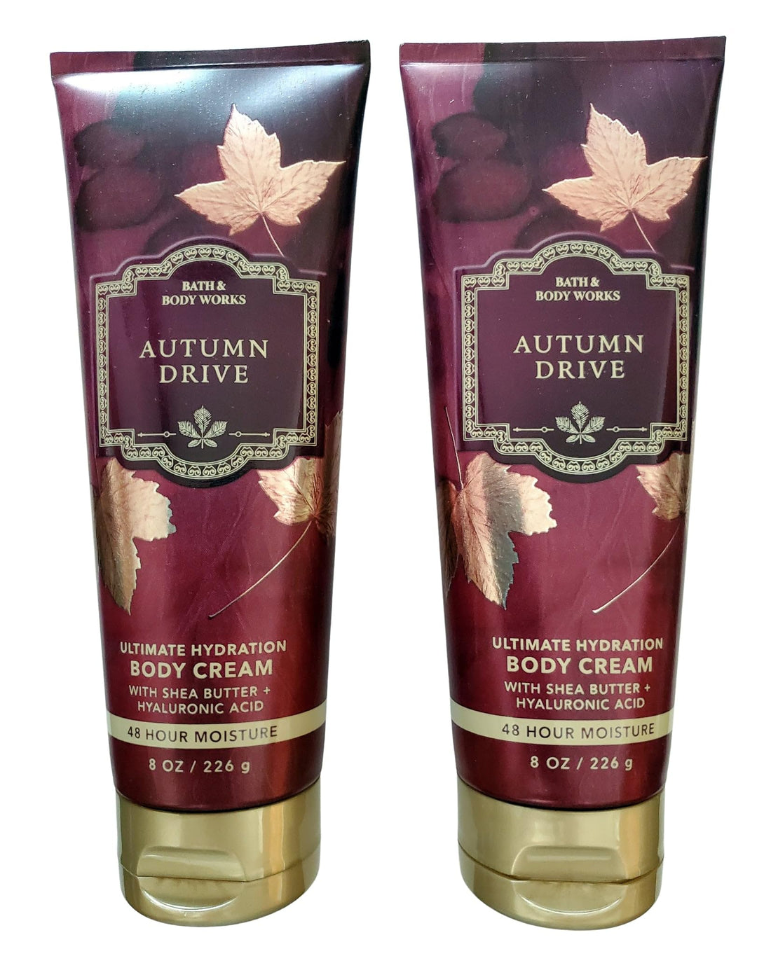 Bath & Body Works Autumn Drive Ultimate Hydration Body Cream 8 Ounces Pack of 2