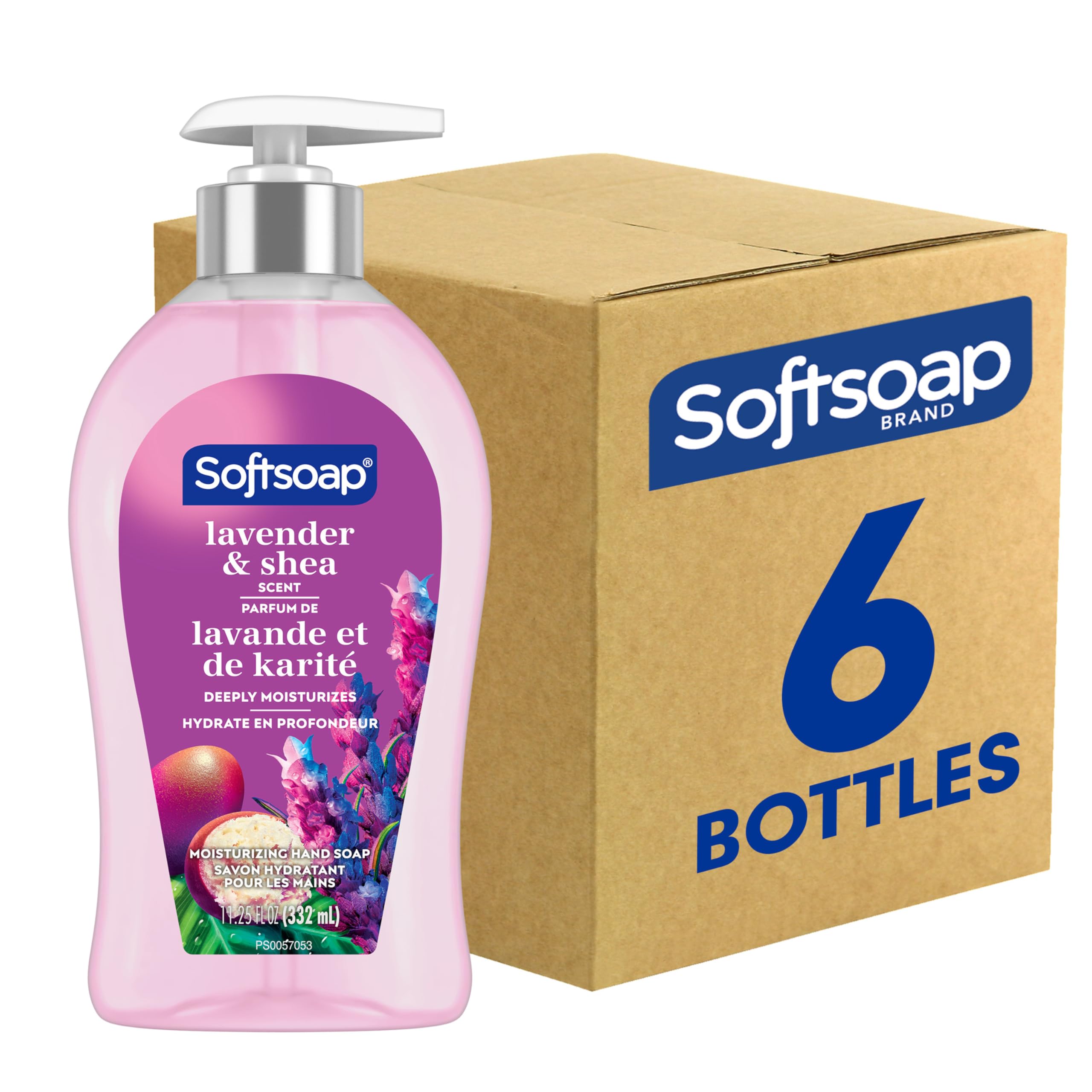 Softsoap Deeply Moisturizing Liquid Hand Soap, Lavender & Shea Butter - 11.25 Fluid Ounce, 6 Packs