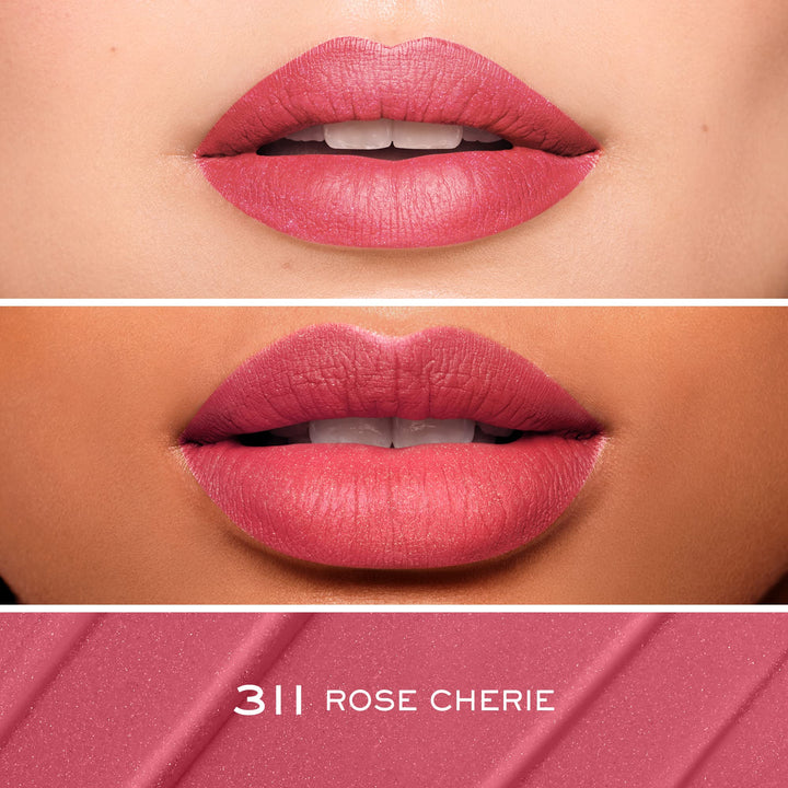 Lancôme L'Absolu Rouge Drama Ink Semi-Matte Liquid Lipstick - Highly Pigmented - All Day Wear - 311 Rose Cherie