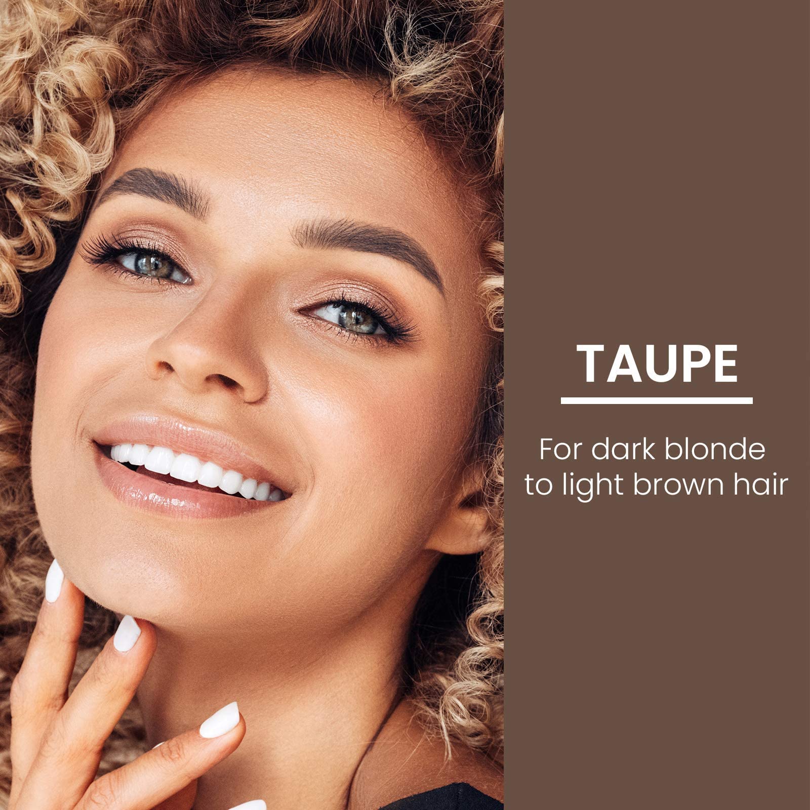 Brow Luxe Definer Pencil by Luscious Cosmetics. Sweat-Proof Eyebrow Pencil. Vegan and Cruelty Free. (Taupe)