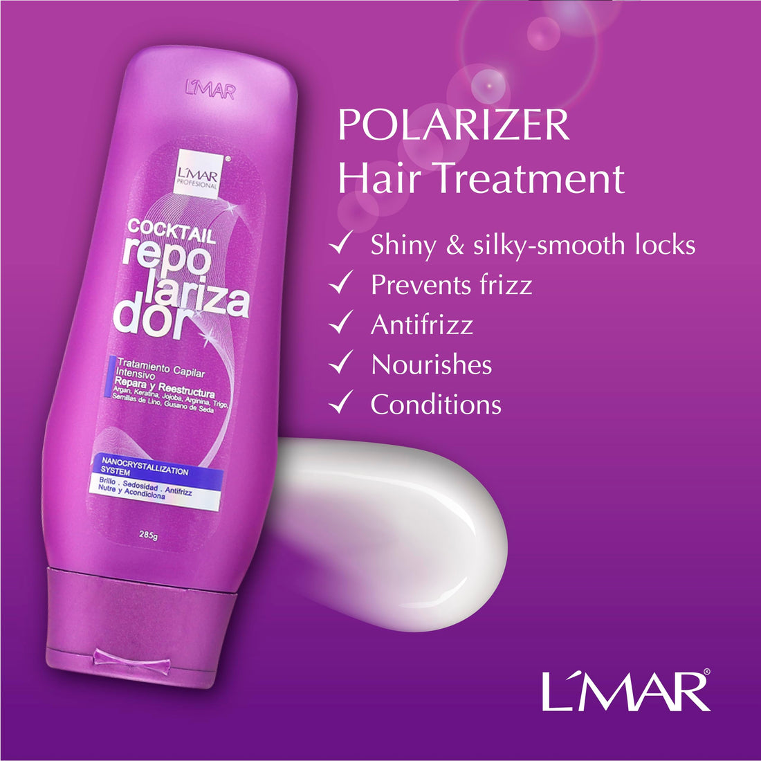 Repolarizador Lmar - Repolarizer L'mar - Nutrients for the Hair 9oz (285grs)