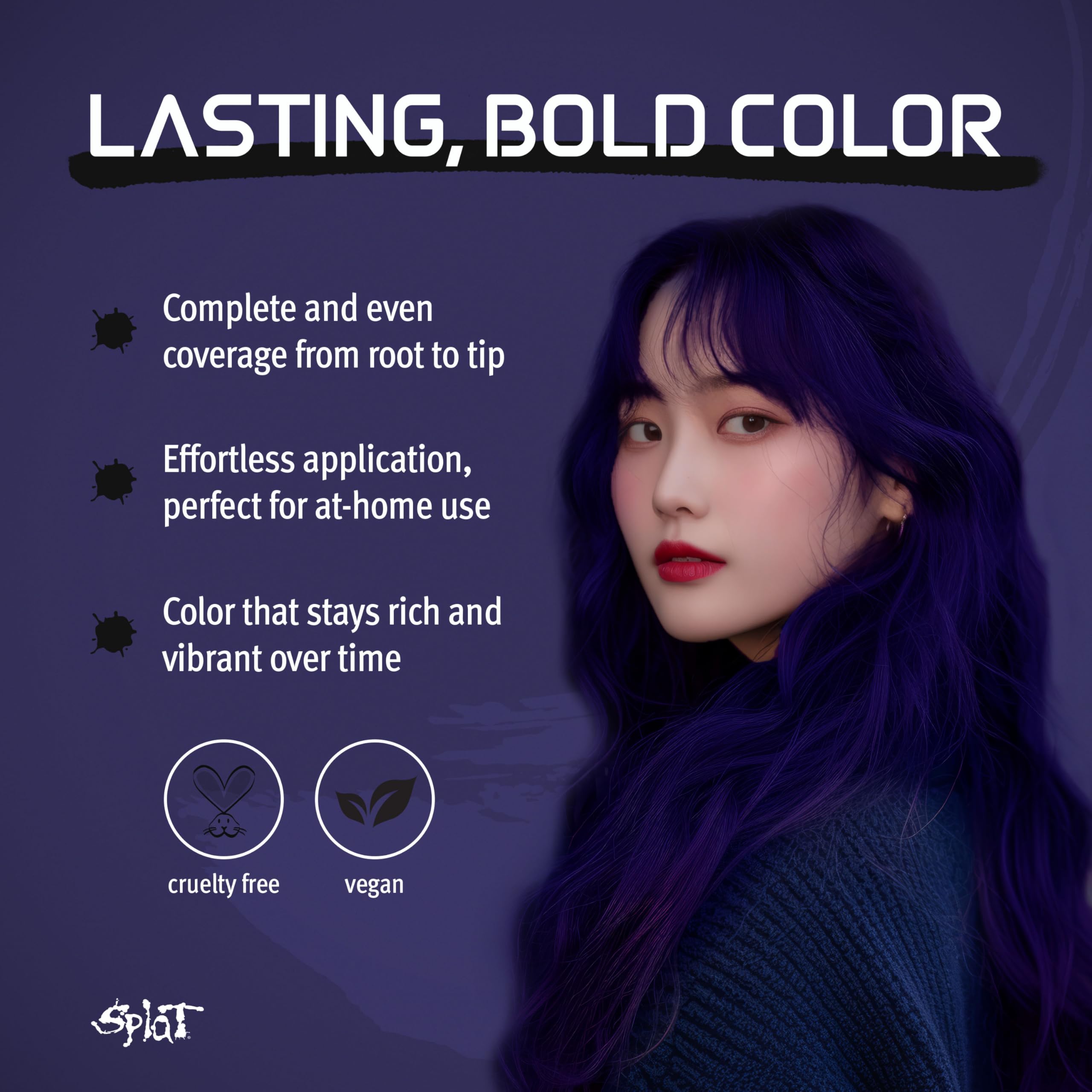 Splat Midnight AmethystRich Velvet Color Hair DyeSemi-Permanent