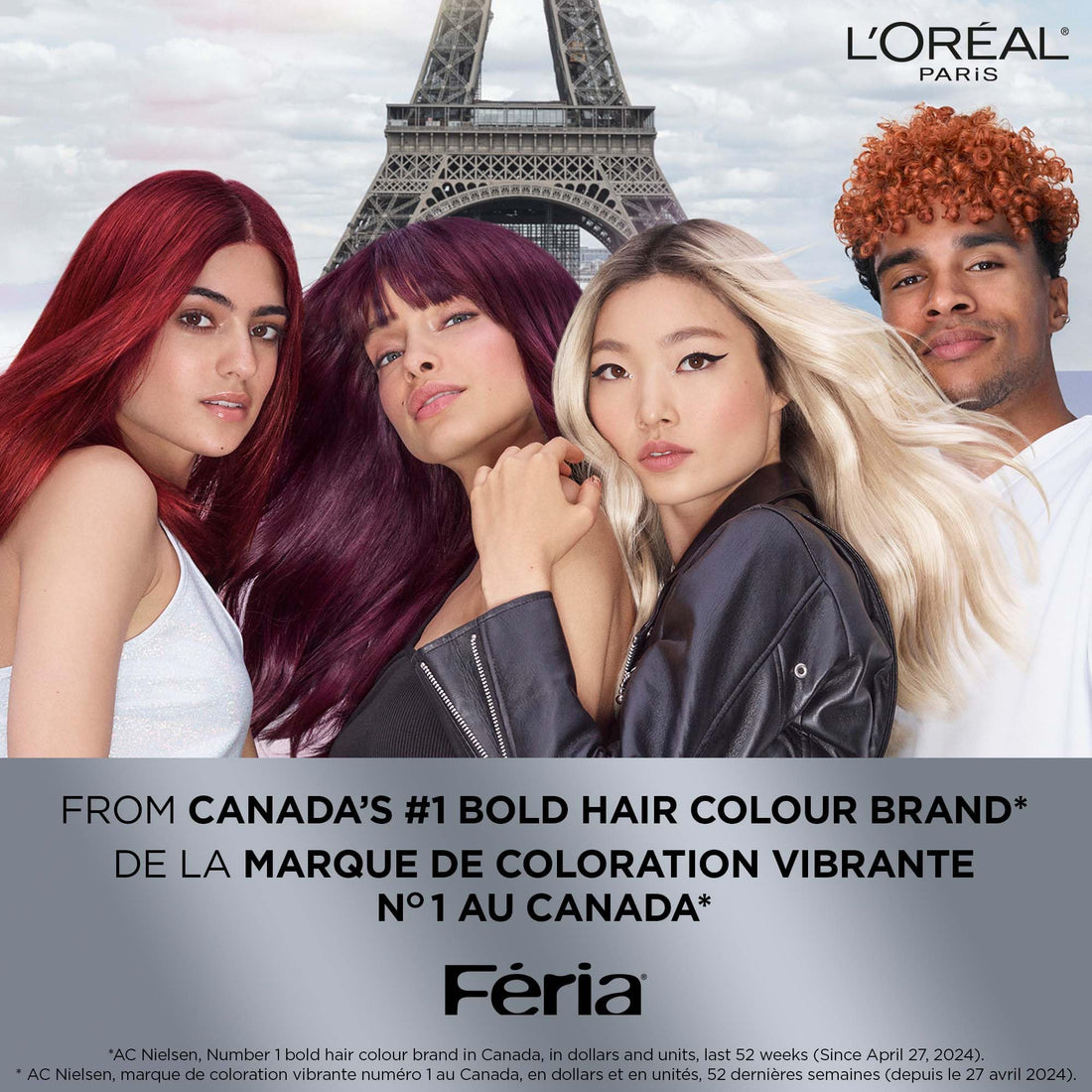 L'Oreal Paris Feria Multi-Faceted Shimmering Permanent Hair Color, Extreme Platinum, Pack of 1, Hair Dye