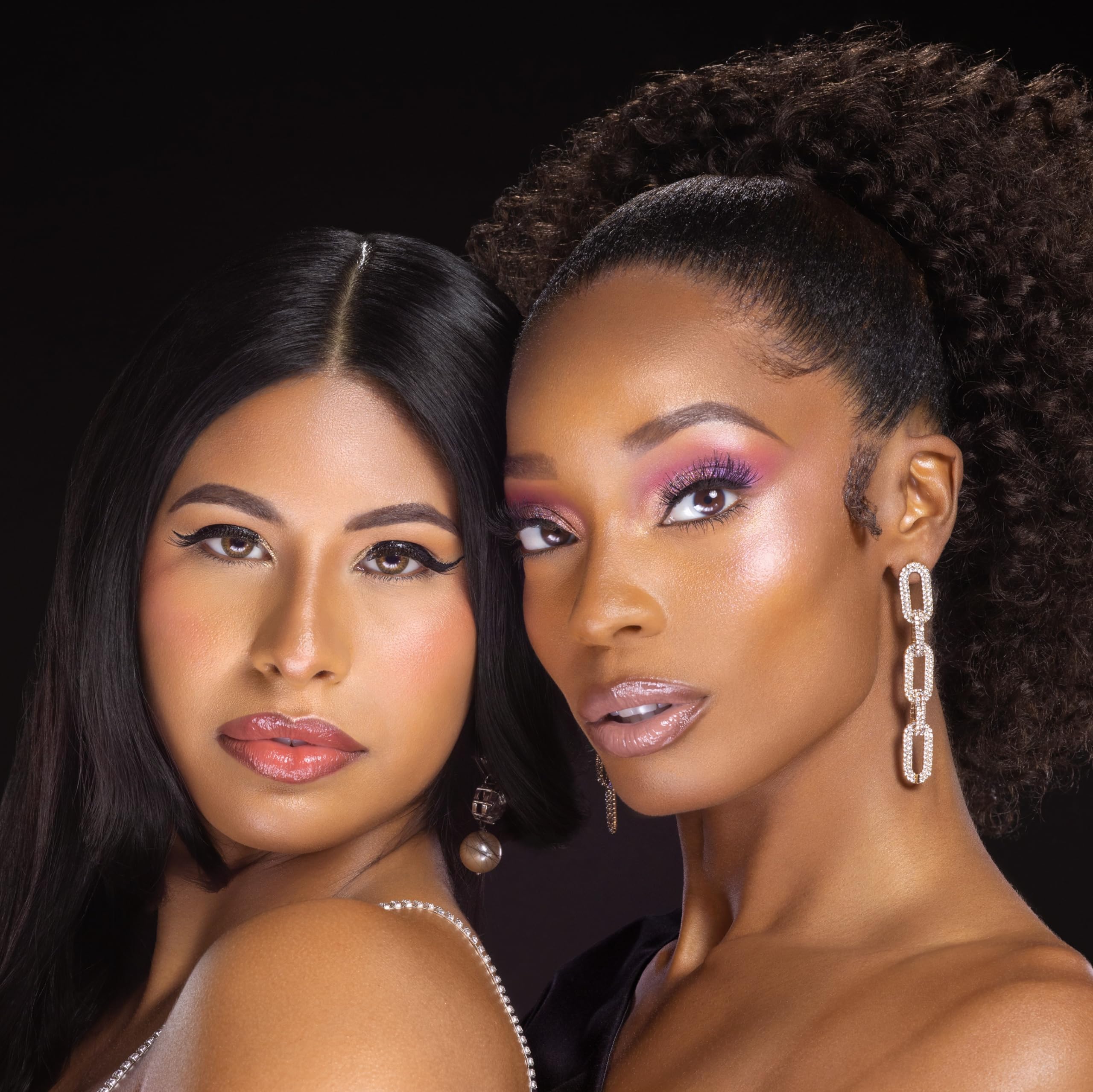 Black Radiance Eyeshadow Palette w/ Applicators & Mirror 8810 Moroccan Mix, Beige, Blue, Brown, Red Brown