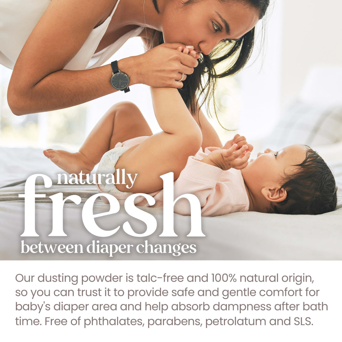 Burt's Bees Stocking Stuffers, Baby Dusting Powder, 100% Natural Origin, Talc-Free, Pediatrician Tested, 7.5 Ounces, Pack May Very