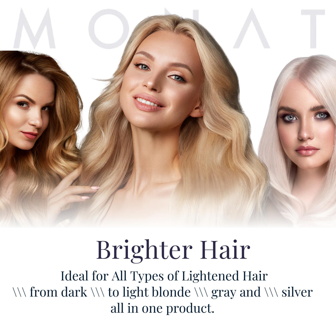 MONAT Violet Lights Anti-Brass Shampoo – Subtly Illuminates Hair – Advanced Toning Formula – Vibrant & Manageable Results – Gentle Cleansing for Radiant Locks – Enriched with REJUVENIQE®