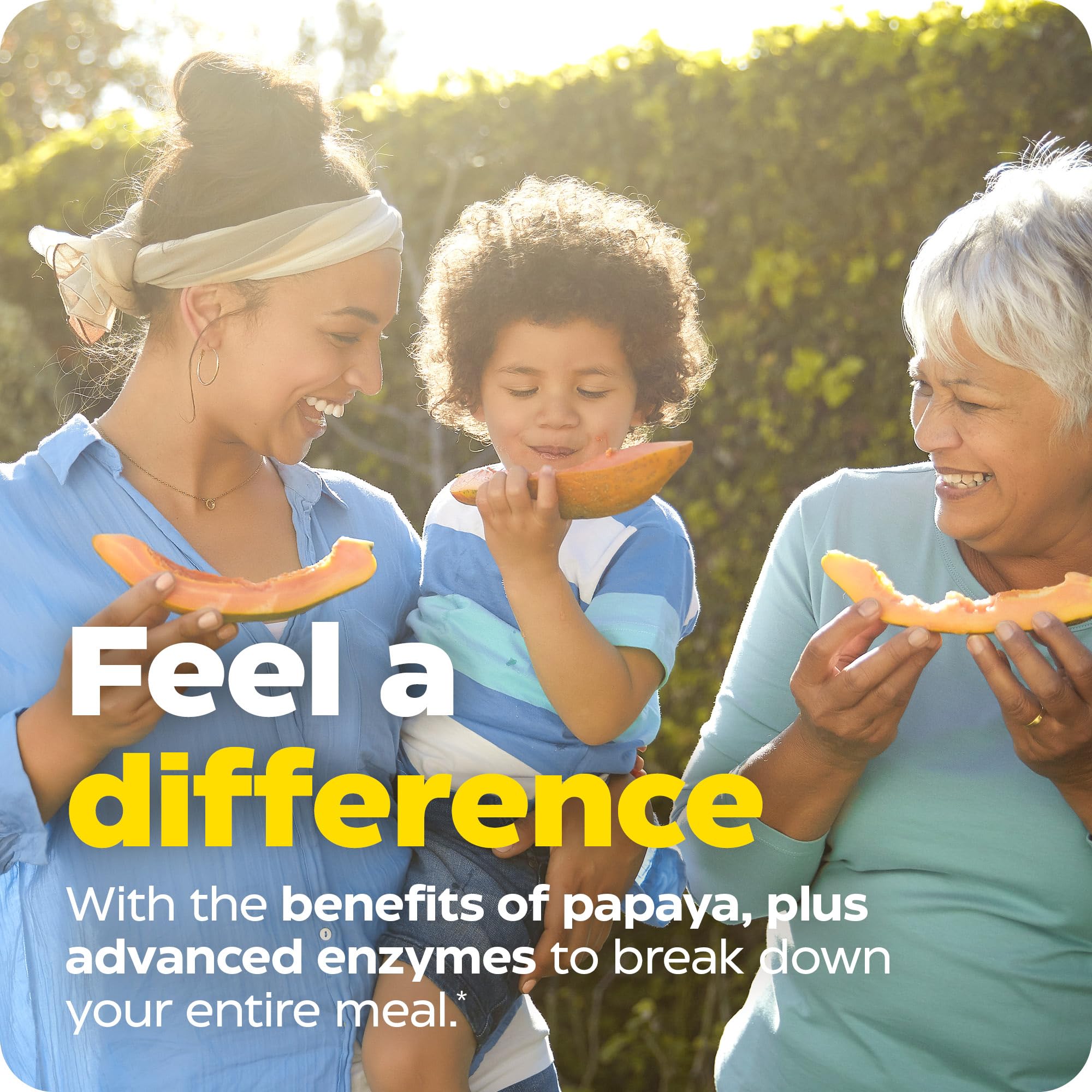 Enzymedica Papaya Gold, Advanced Digestive Enzymes with Natural Organic Papaya & Chlorophyll for Comprehensive Digestion Support, High Potency Bromelain & Papain, Vegan, Mint, 60 Chewable Tablets