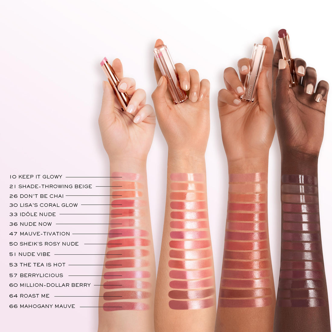 Lancôme Lip Idôle Squalane - 12 Butterglow Hydrating Lip Balm - Instant Shine & Lasting Hydration - 60 MILLION-DOLLAR BERRY (Neutral Merlot Burgundy)