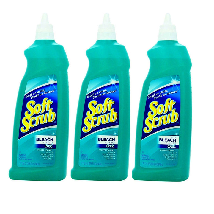 Soft Scrub Soft Scrub Gel Cleanser With - 28.6 Oz (3 Pack)