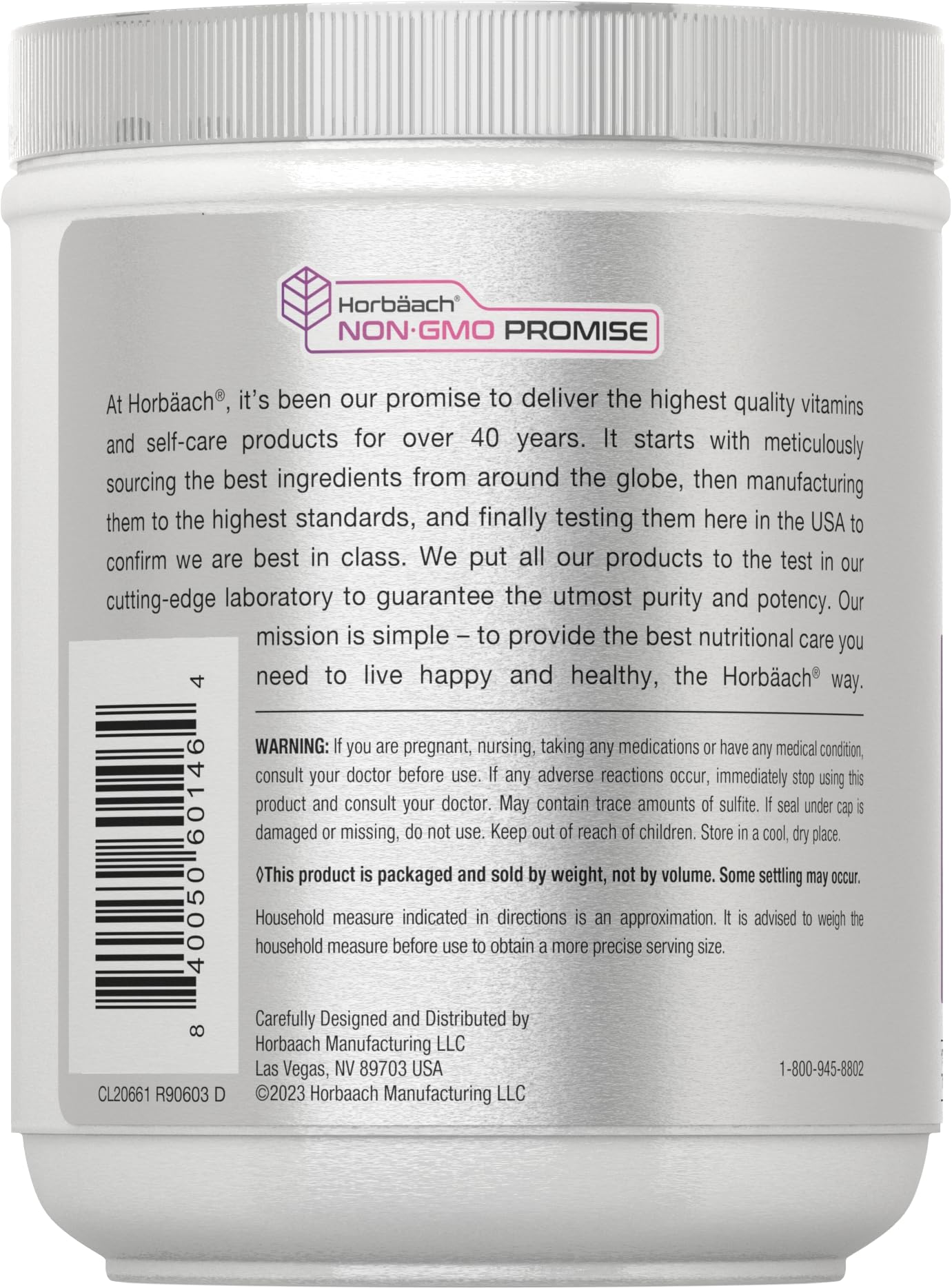 Horbäach Skin Rejuvenator with Verisol 10.58 oz | Bioactive Collagen Peptide Powder | Types I and III | Non GMO, Gluten Free Supplement