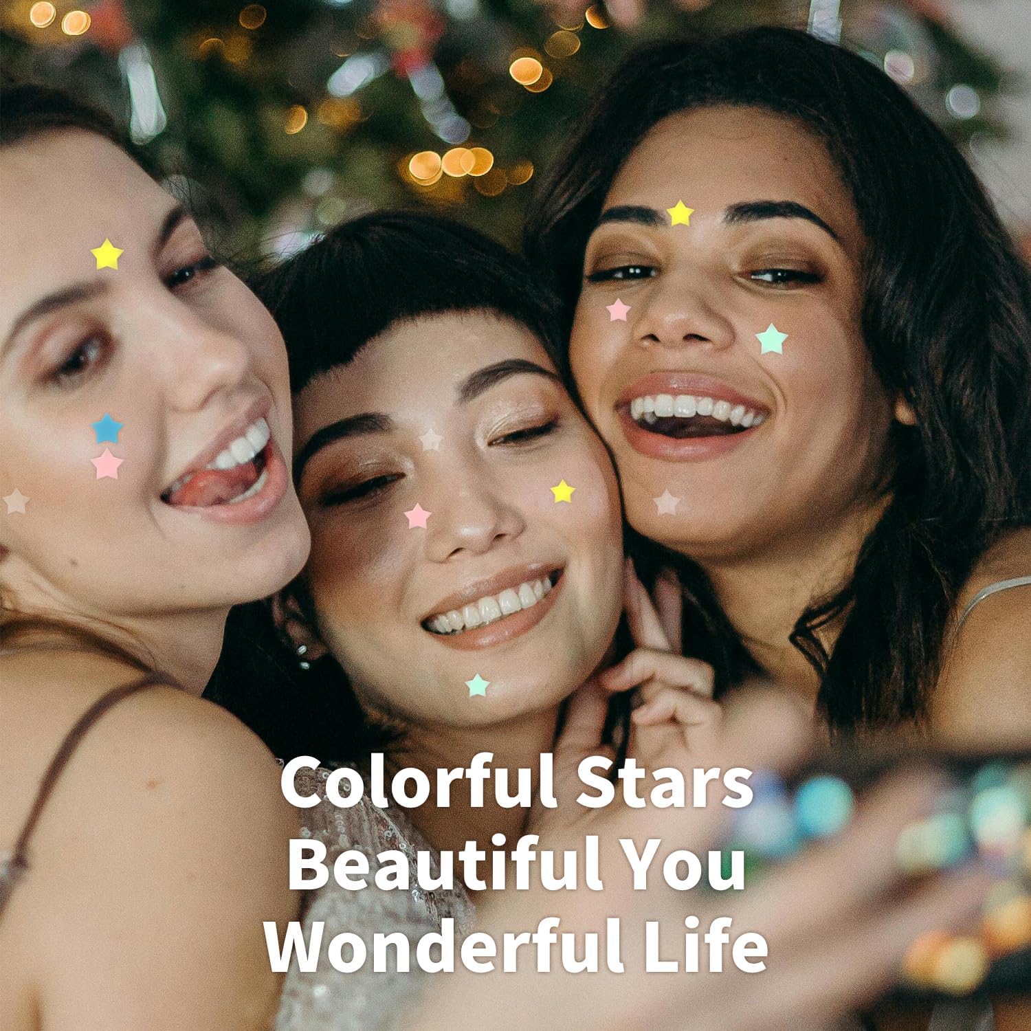 REDANHA 200 Counts Star Patch for Face, Hydrocolloid Acne Pimple Patch with Tea Tree Oil for Party Gift Covering Zits Blemishes