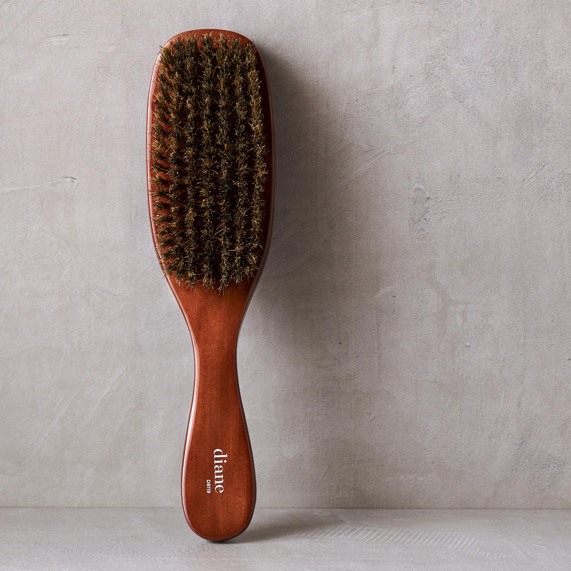 Diane Men's Wave Brush with Boar Bristle (6 Counts)
