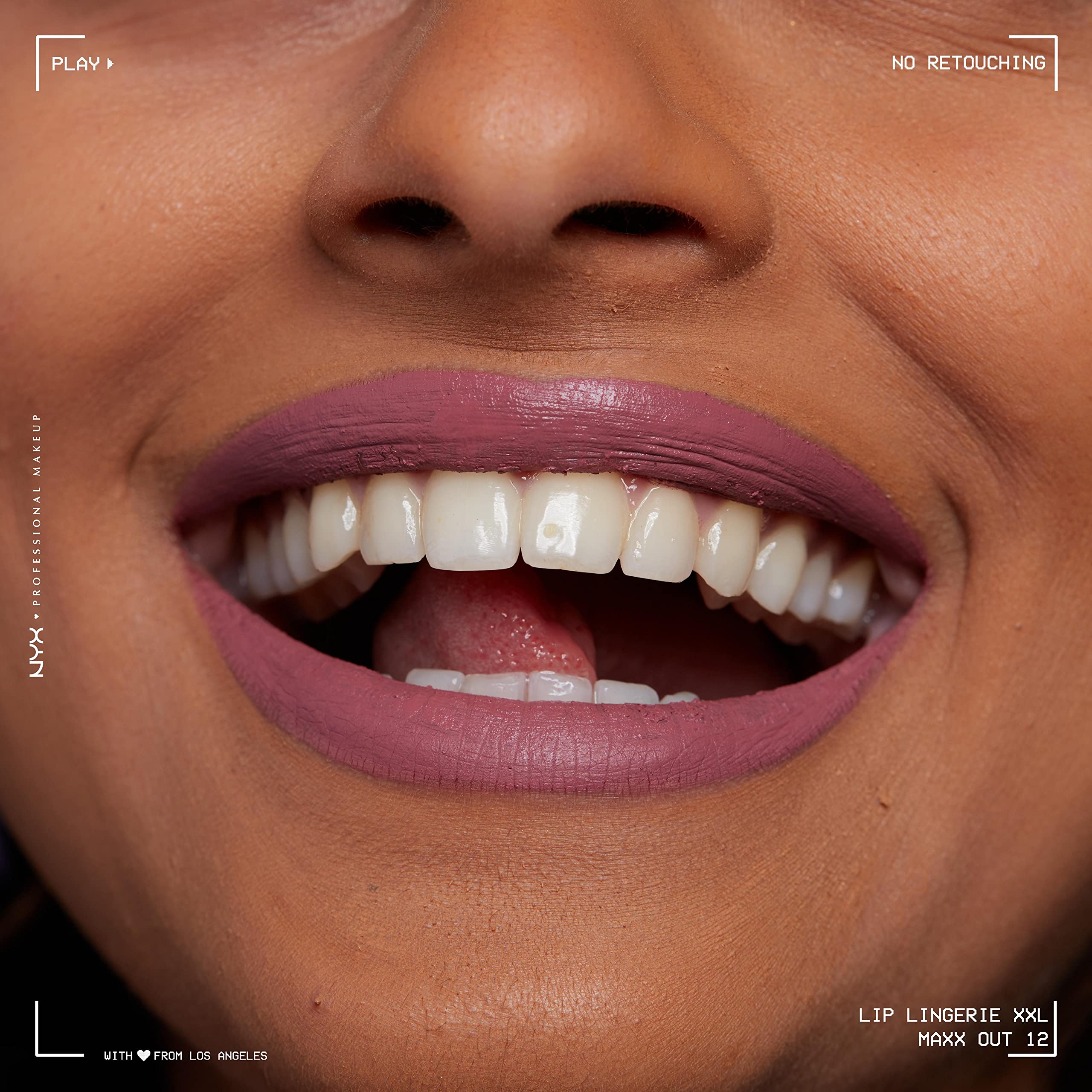 NYX PROFESSIONAL MAKEUP Lip Lingerie XXL Matte Liquid Lipstick - Maxx Out (Cool Toned Light Pink)