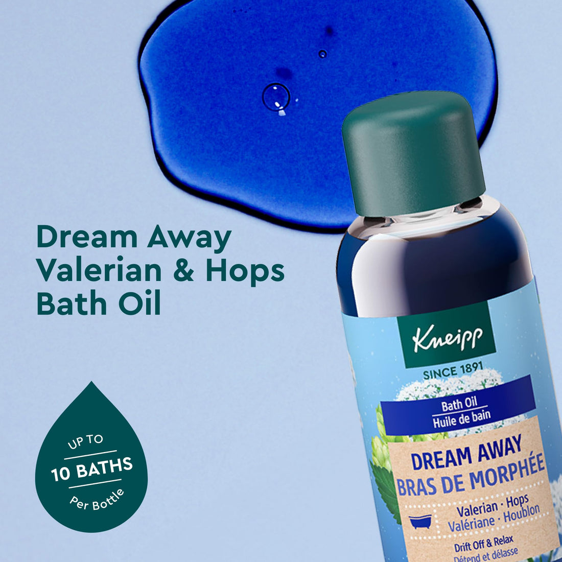 Kneipp Herbal Bath Valerian & Hops Sweet Dreams Bath Oil 100ml