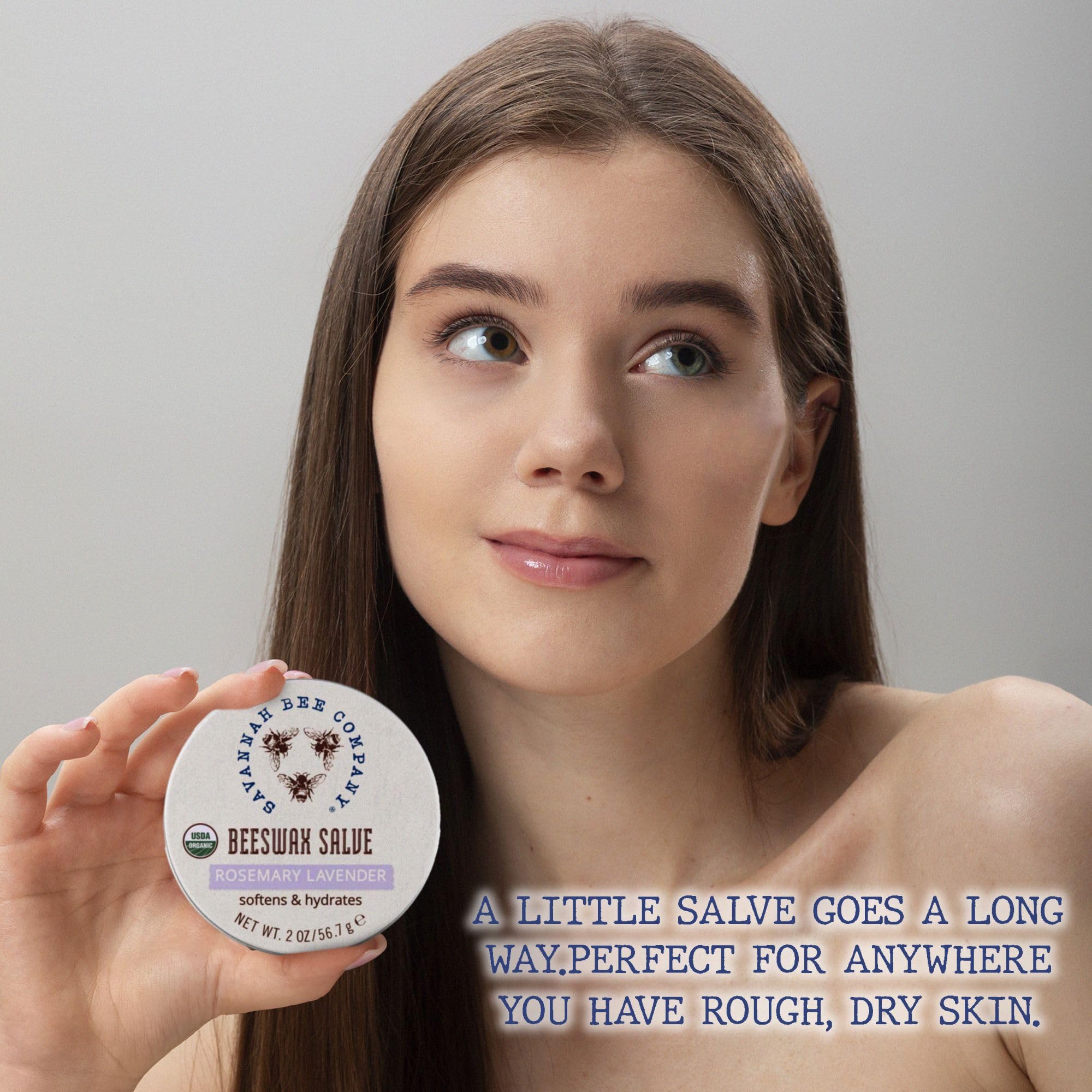 Savannah Bee Company Original Beeswax Salve - Deep Moisturizer Hand Salve