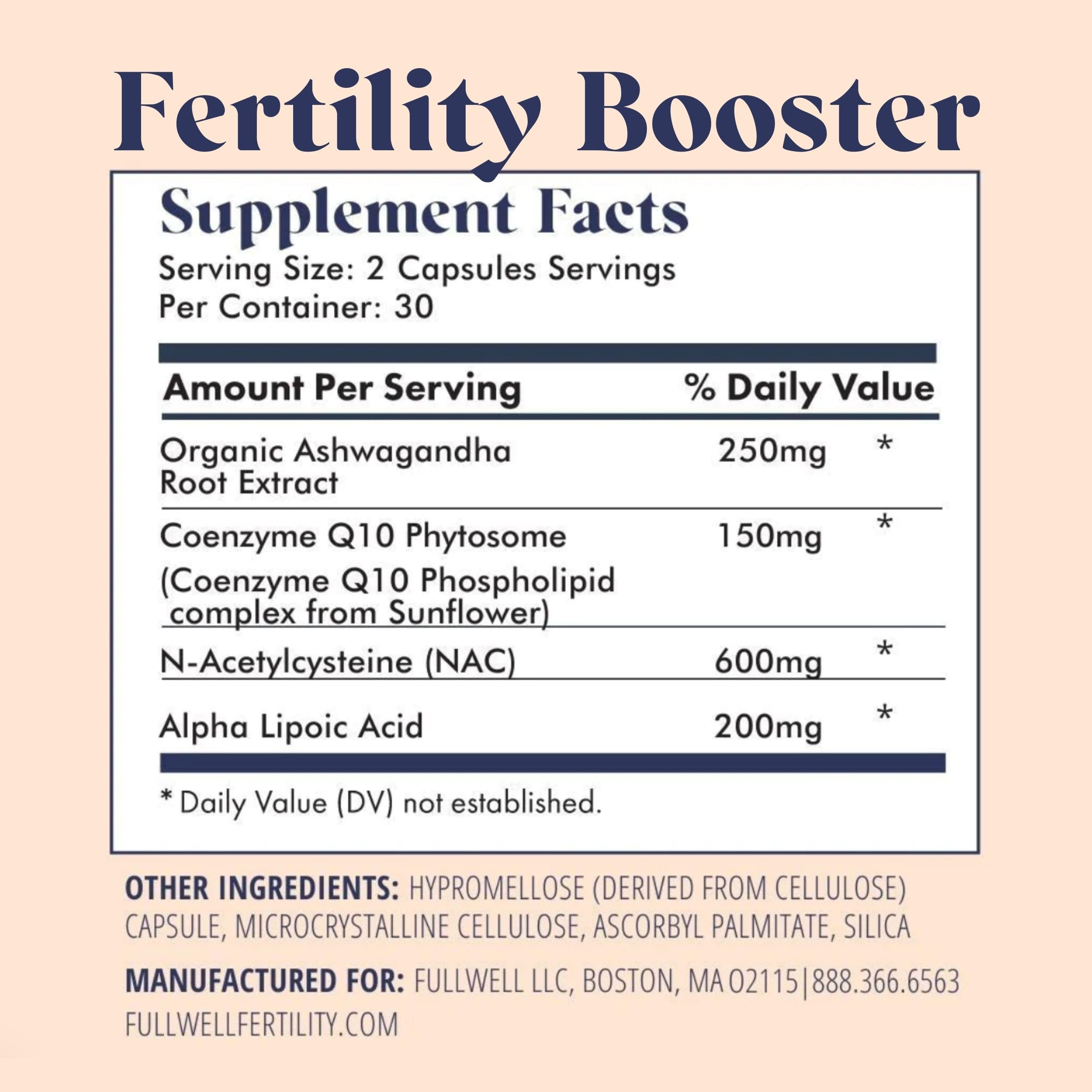 FullWell Fertility Trio | Prenatal Vitamin Lemon + DHA & Fertility Booster | Choline, Folate, Omega 3, Coq10, NAC, 26+ Vital Nutrients | Dietitian-formulated, Non-GMO, 3rd Party Tested, 30 Servings