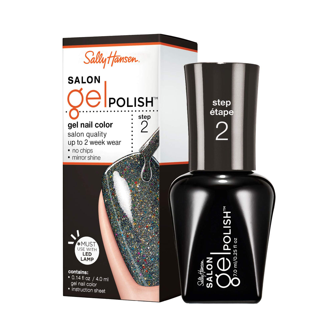 Sally Hansen Salon Pro Gel Glisten Up!, 0.25 Fluid Ounce