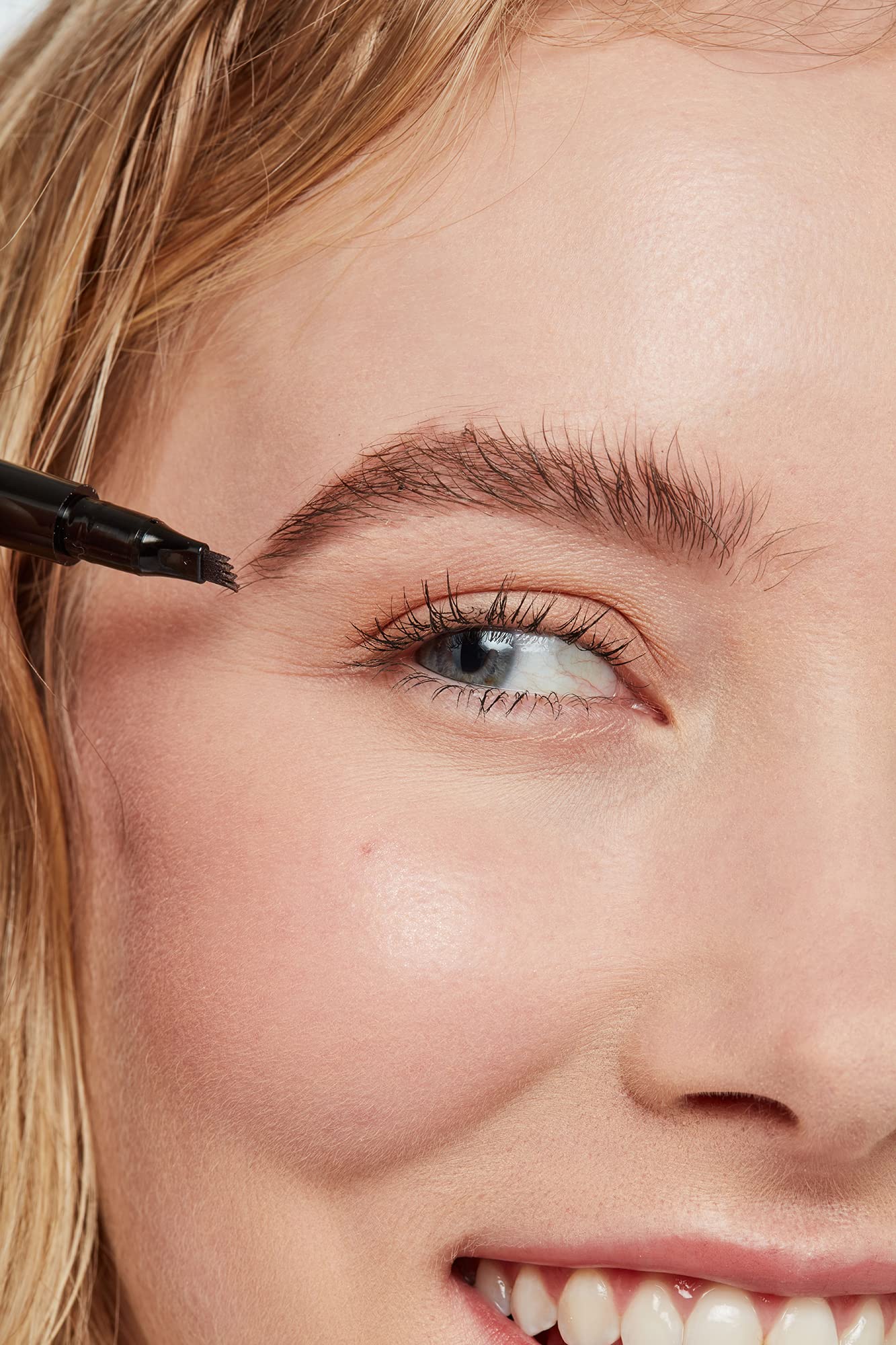 Arches & Halos Microblading Brow Shaping Pen - For a Fuller, More Defined Brow - Long-lasting, Smudge Resistant, Rich Color - Vegan and Cruelty Free Makeup - Sunny Blonde