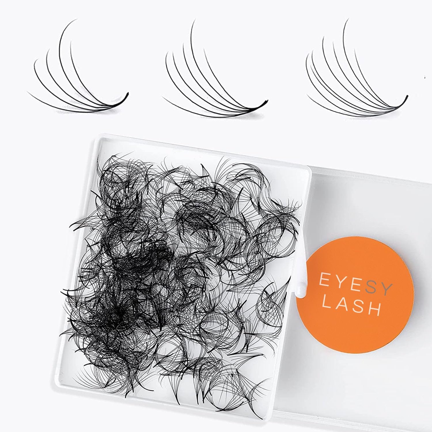 Camellia Lash Fans 5D 0.07 Size 9-11-13 Premade Fans Eyelash Extensions Curl C Premade Lash Fan Fans For Eyelash Extension by EYESY LASH (Promade fans)